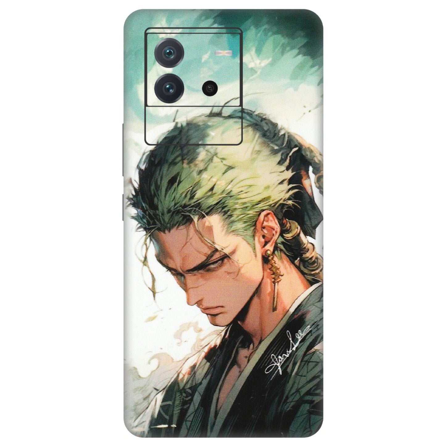 IQOO Phone Skins (All Models) - New Roronoa Zoro One Picece Anime - Matte Finish (M-140) IQOO Neo 6 5G