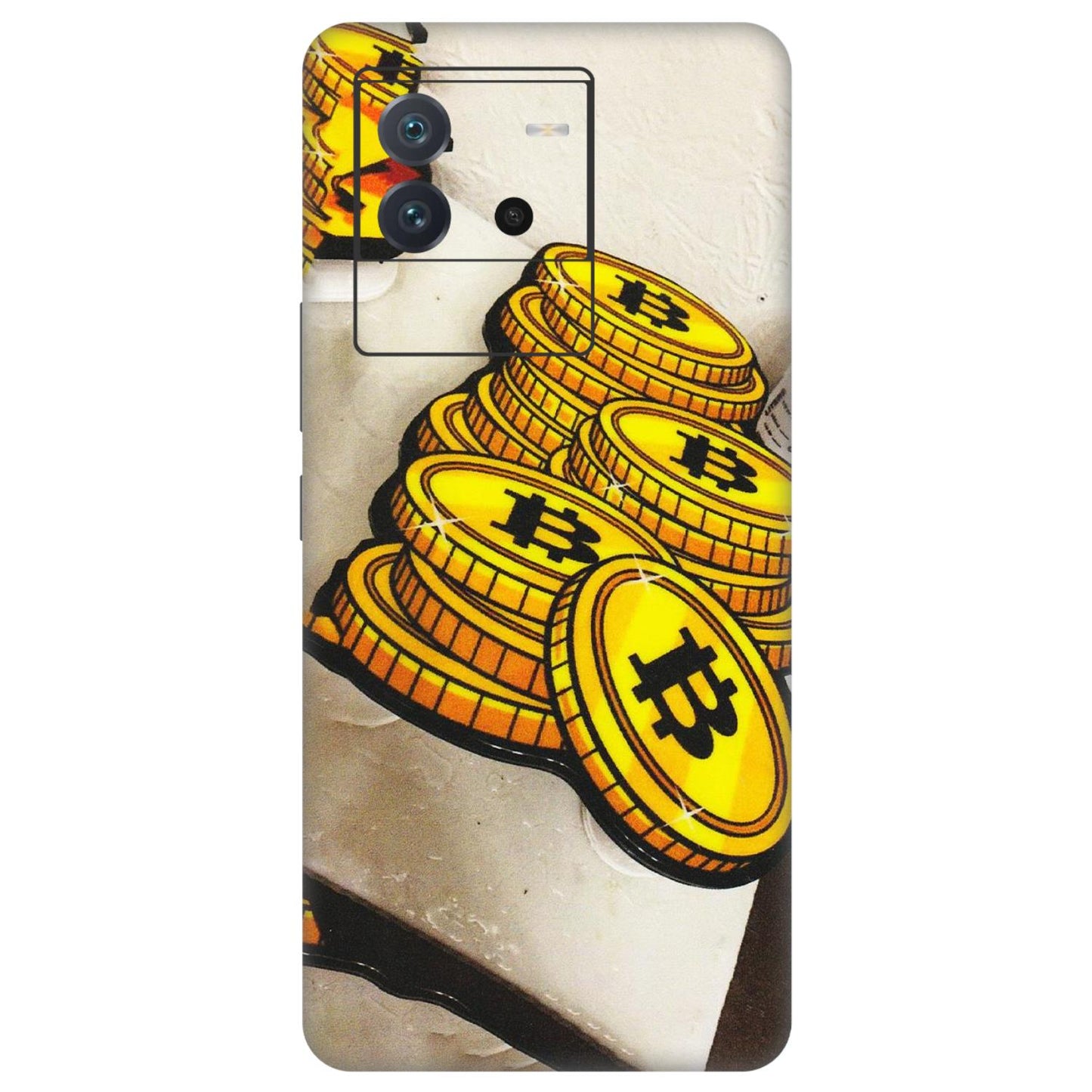IQOO Phone Skins (All Models) - Billionaire Bitcoin Collection - Matte Finish (M-92) IQOO Neo 6 5G