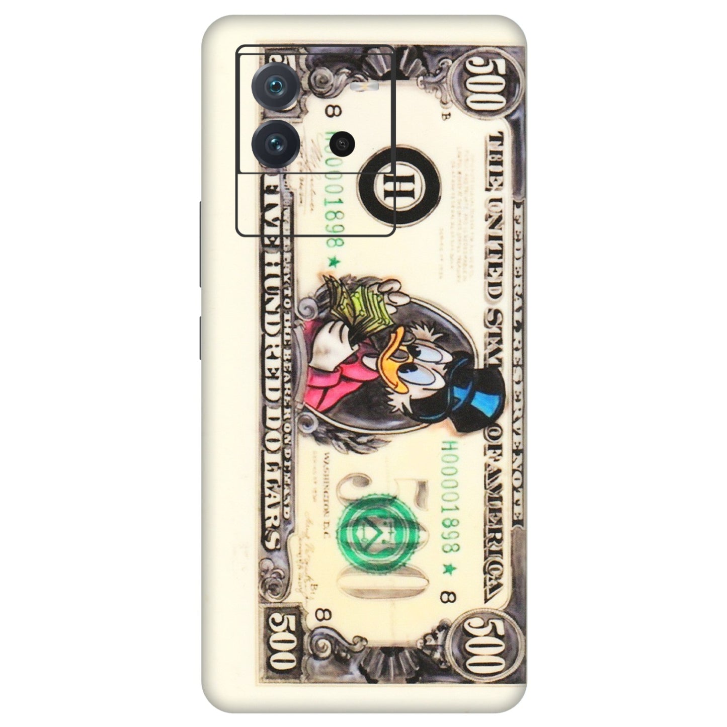 IQOO Phone Skins (All Models) - Five Hundred Dollar Duck - Transparent Finish (T-15) IQOO Neo 6 5G