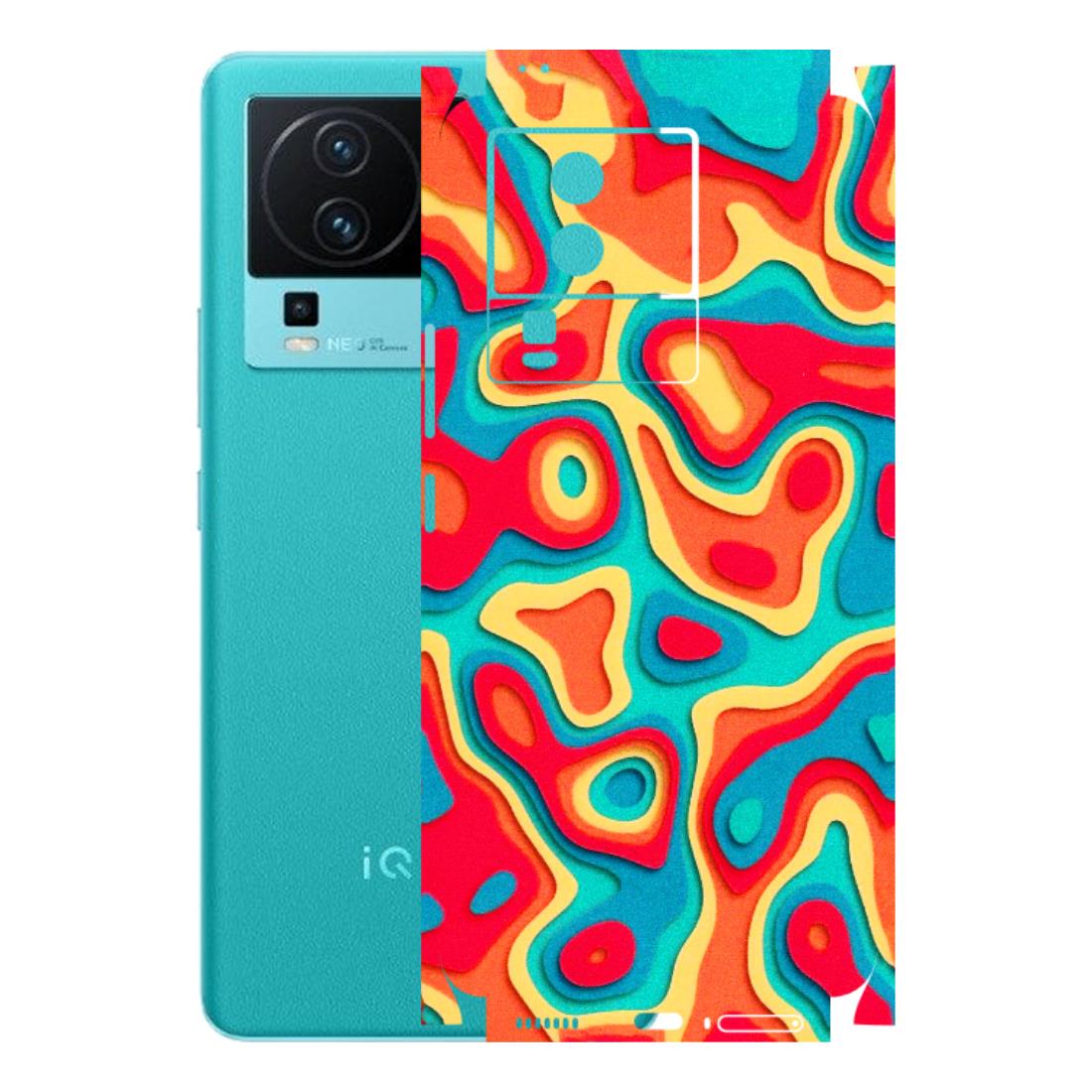 IQOO Phone Skins (All Models) - Abstract Swirl - 3D Embossed Finish (L-150) IQOO Neo 7 5G