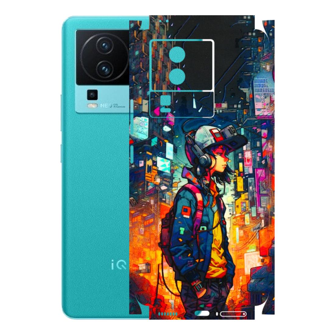 IQOO Phone Skins (All Models) - Street Anime Guy - 3D Embossed Finish (L-158) IQOO Neo 7 5G