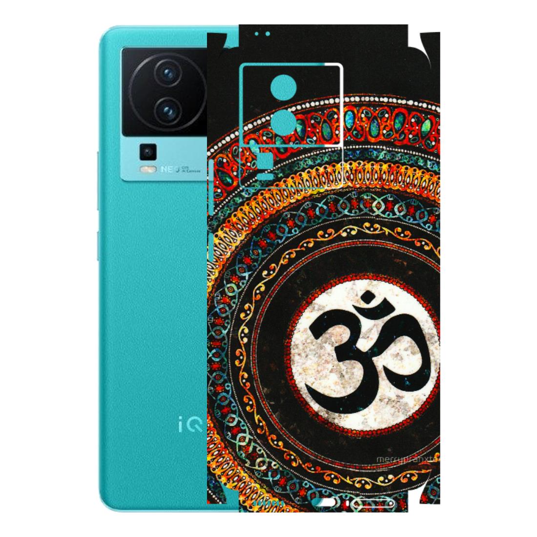 IQOO Phone Skins (All Models) - Aum Chant Abstract - 3D Embossed Finish (L-42) IQOO Neo 7 5G