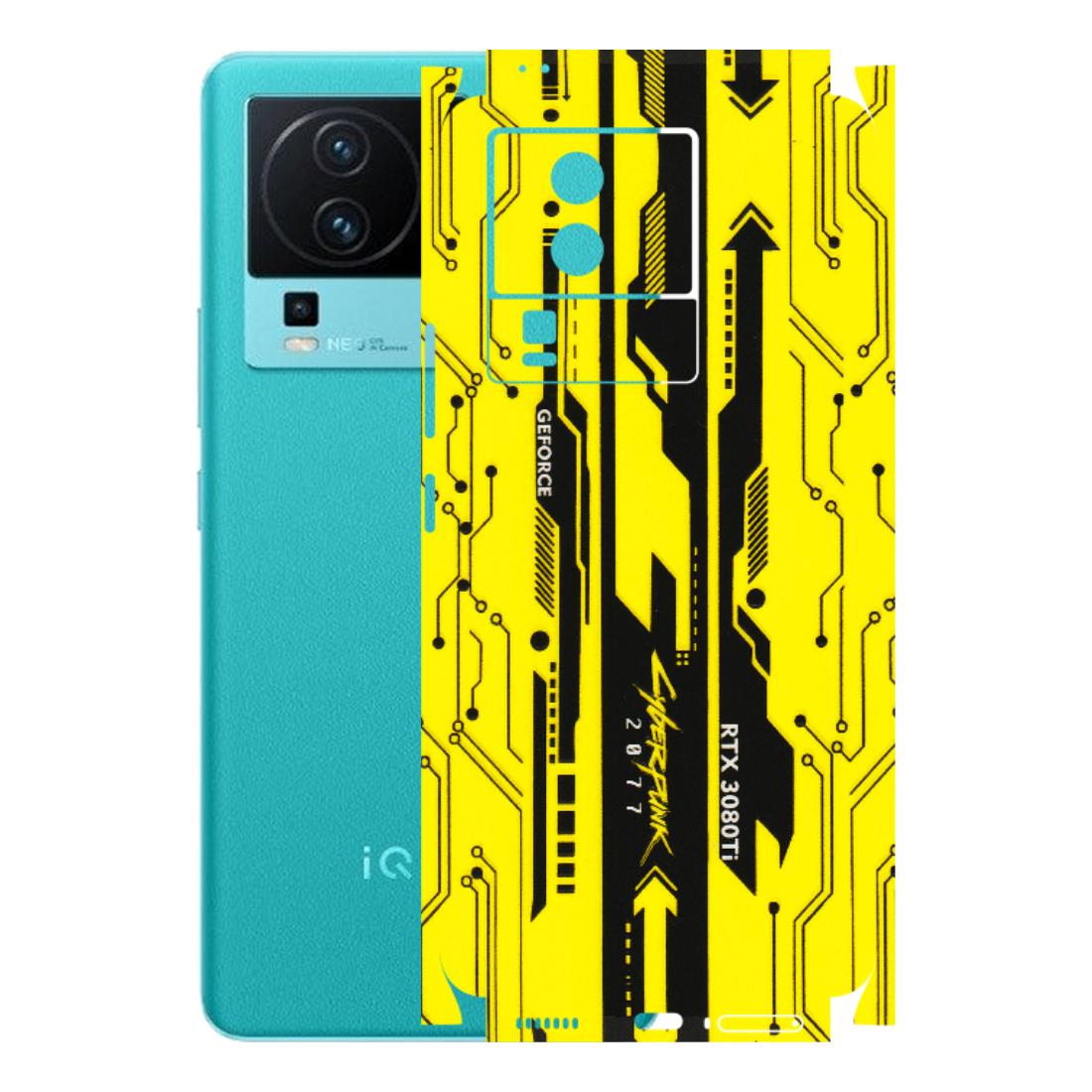 IQOO Phone Skins (All Models) - Yellow Cyberpunk - 3D Embossed Finish (L-93) IQOO Neo 7 5G