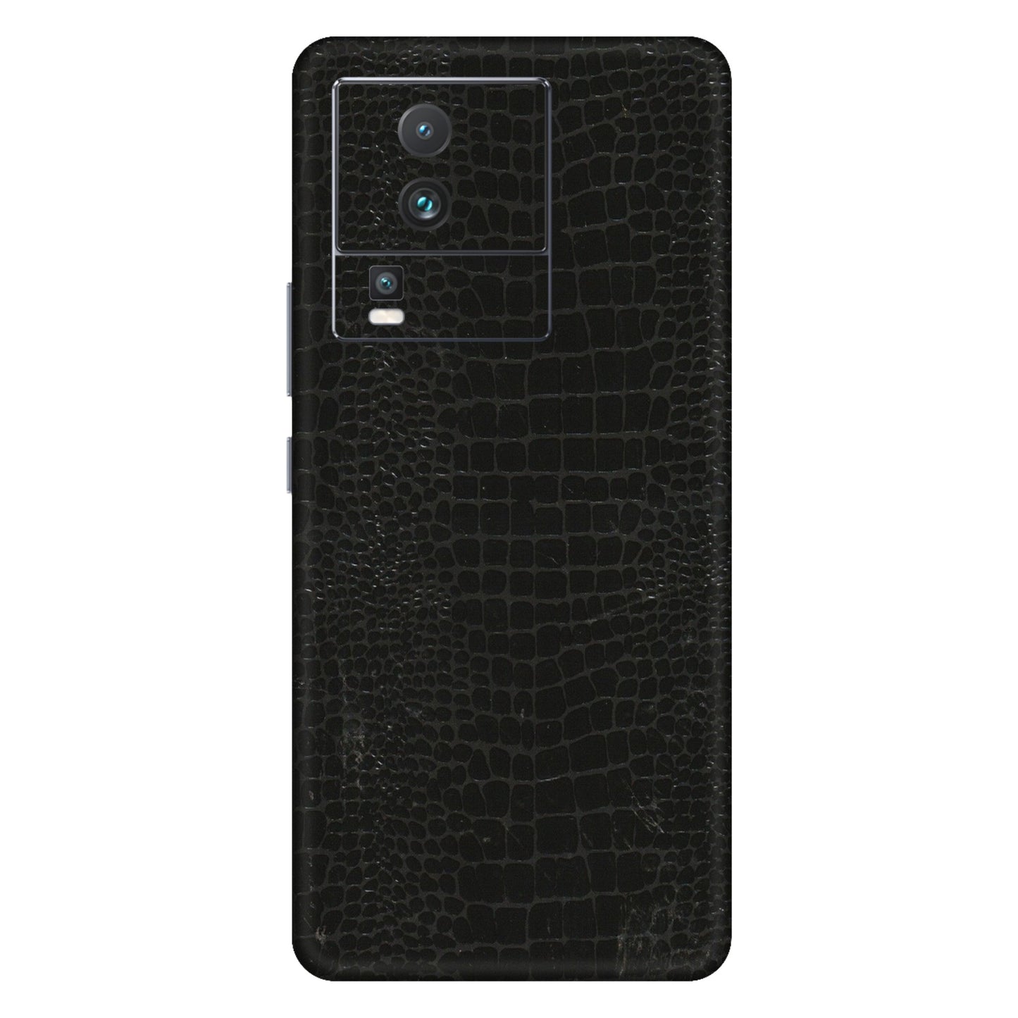 IQOO Phone Skins (All Models) - Snake Leather Black - 3D Embossed Finish (L-107) IQOO Neo 7 5G