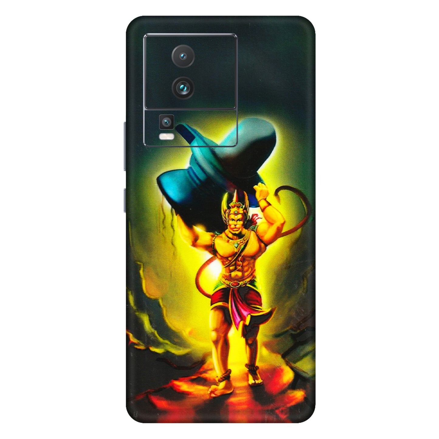 IQOO Phone Skins (All Models) - Hanuman Ji - 3D Embossed Finish (L-128) IQOO Neo 7 5G