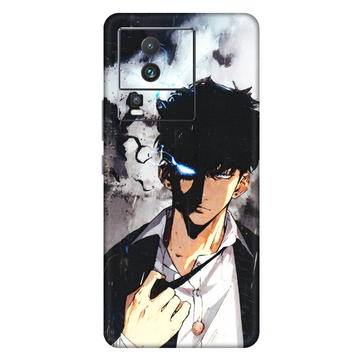 IQOO Phone Skins (All Models) - Sung Jinwoo Manhwa Anime - 3D Embossed Finish (L-328) IQOO Neo 7 5G