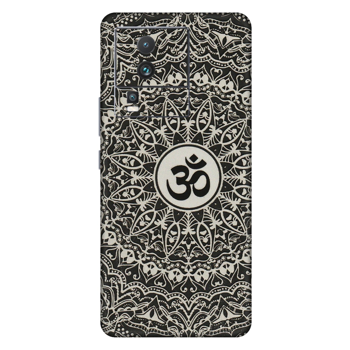 IQOO Phone Skins (All Models) - Aum Elegant Mandala - 3D Embossed Finish (L-62) IQOO Neo 7 5G