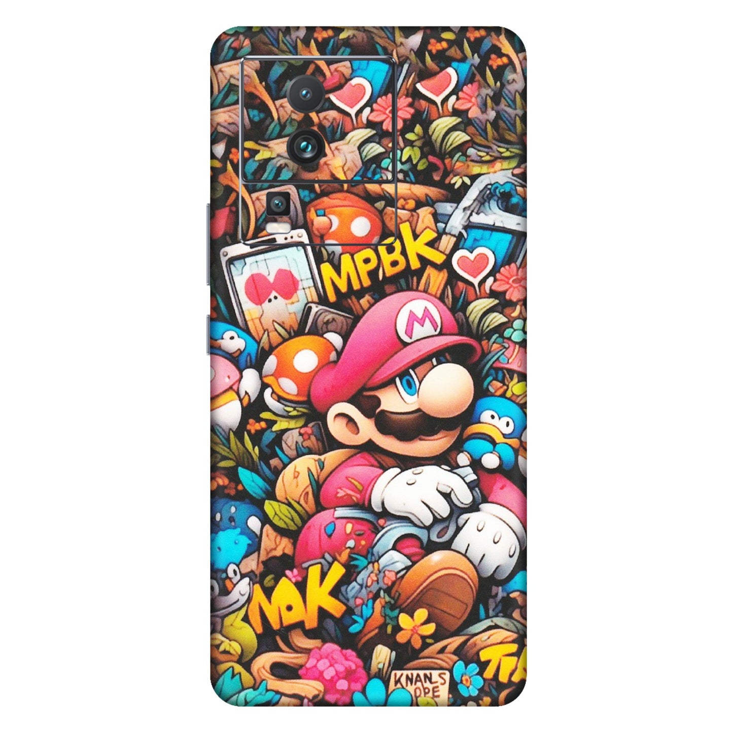 IQOO Phone Skins (All Models) - Super Mario Bros Artistic - Matte Finish (M-173) IQOO Neo 7 5G