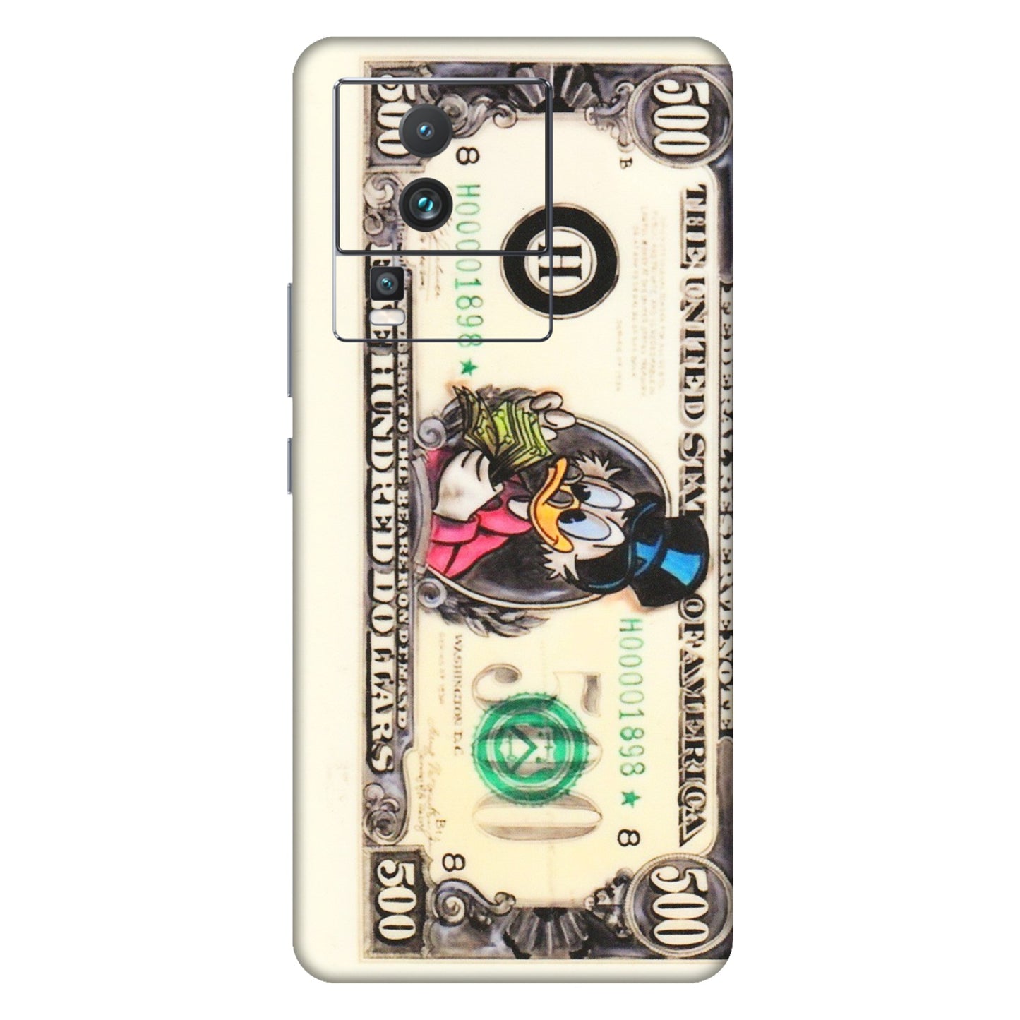IQOO Phone Skins (All Models) - Five Hundred Dollar Duck - Transparent Finish (T-15) IQOO Neo 7 5G