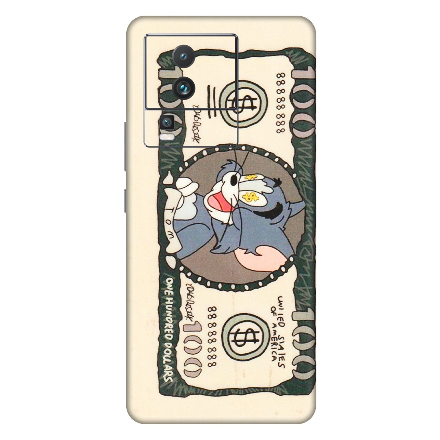 IQOO Phone Skins (All Models) - One Hundred Dollar Tom - Transparent Finish (T-16) IQOO Neo 7 5G