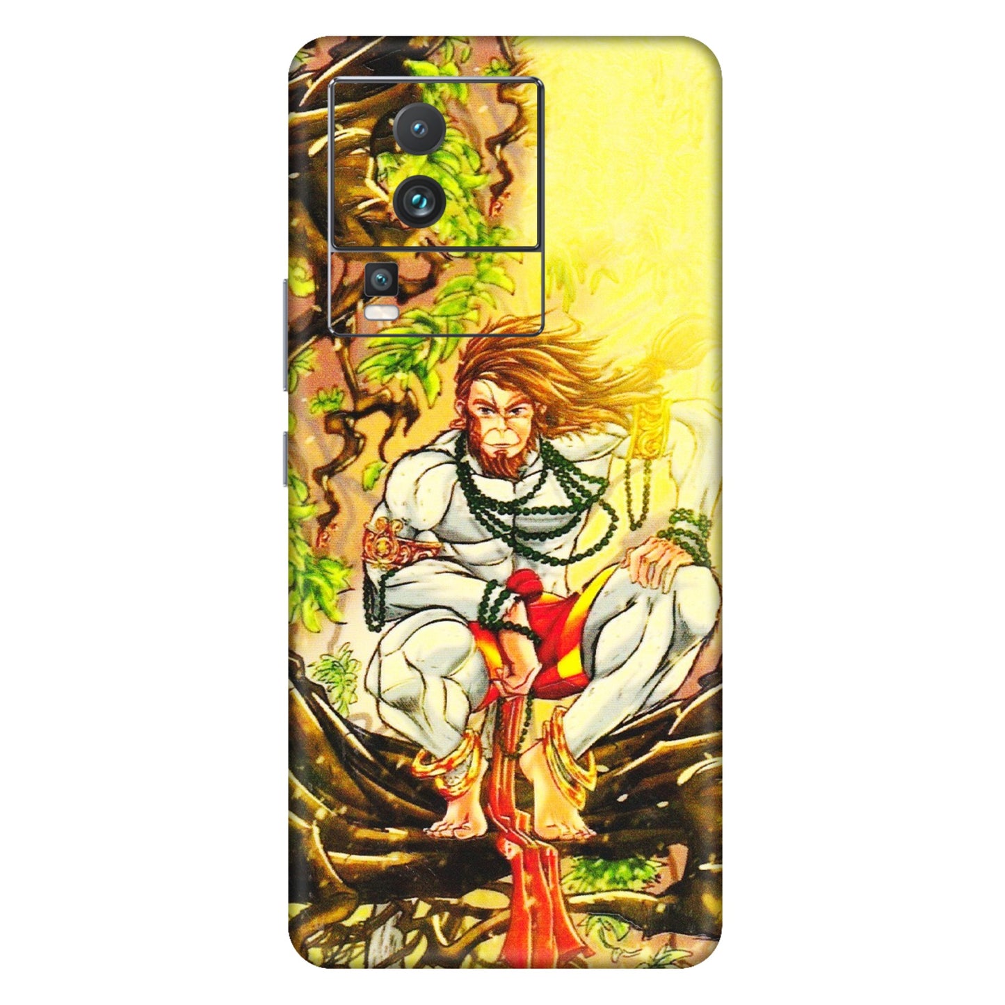 IQOO Phone Skins (All Models) - Lord Hanuman - 3D Embossed Finish (L-152) IQOO Neo 7 PRO