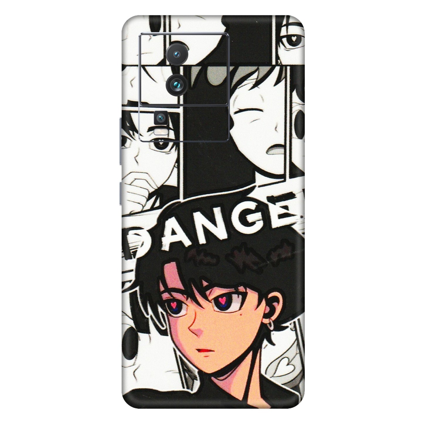 IQOO Phone Skins (All Models) - Danger Anime - 3D Embossed Finish (L-155) IQOO Neo 7 PRO