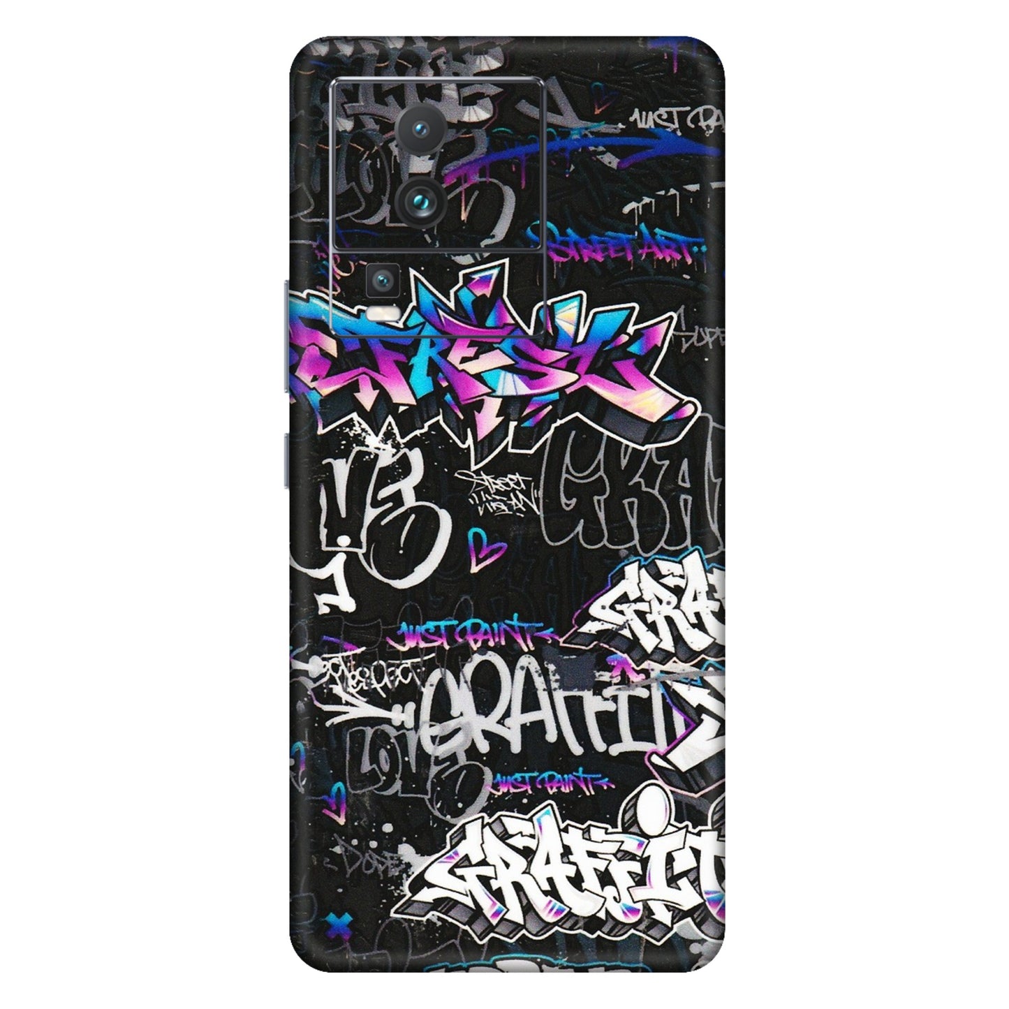 IQOO Phone Skins (All Models) - Graffiti Killer - 3D Embossed Finish (L-274) IQOO Neo 7 PRO