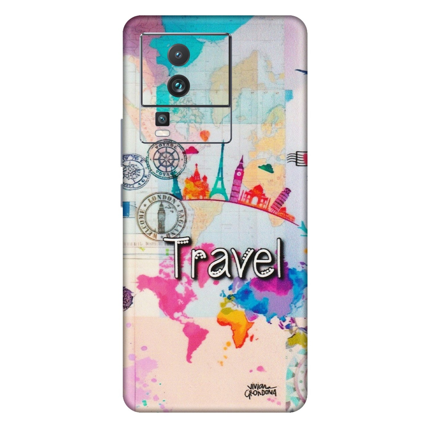 IQOO Phone Skins (All Models) - Travel The Wonders - Matte Finish (M-108) IQOO Neo 7 PRO
