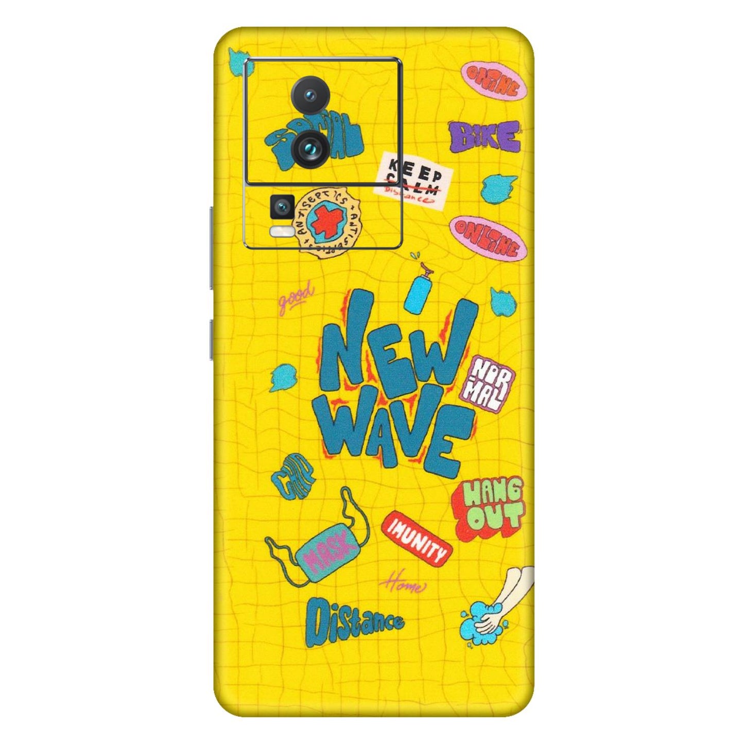 IQOO Phone Skins (All Models) - New Wave Life - Matte Finish (M-17) IQOO Neo 7 PRO