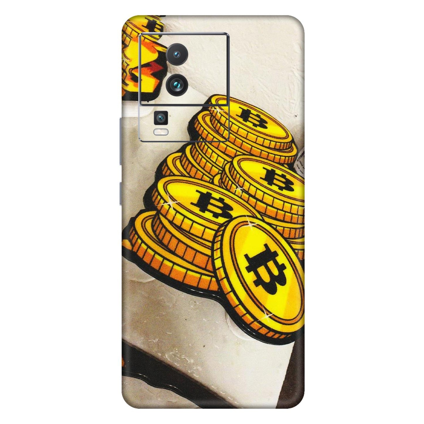 IQOO Phone Skins (All Models) - Billionaire Bitcoin Collection - Matte Finish (M-92) IQOO Neo 7 PRO