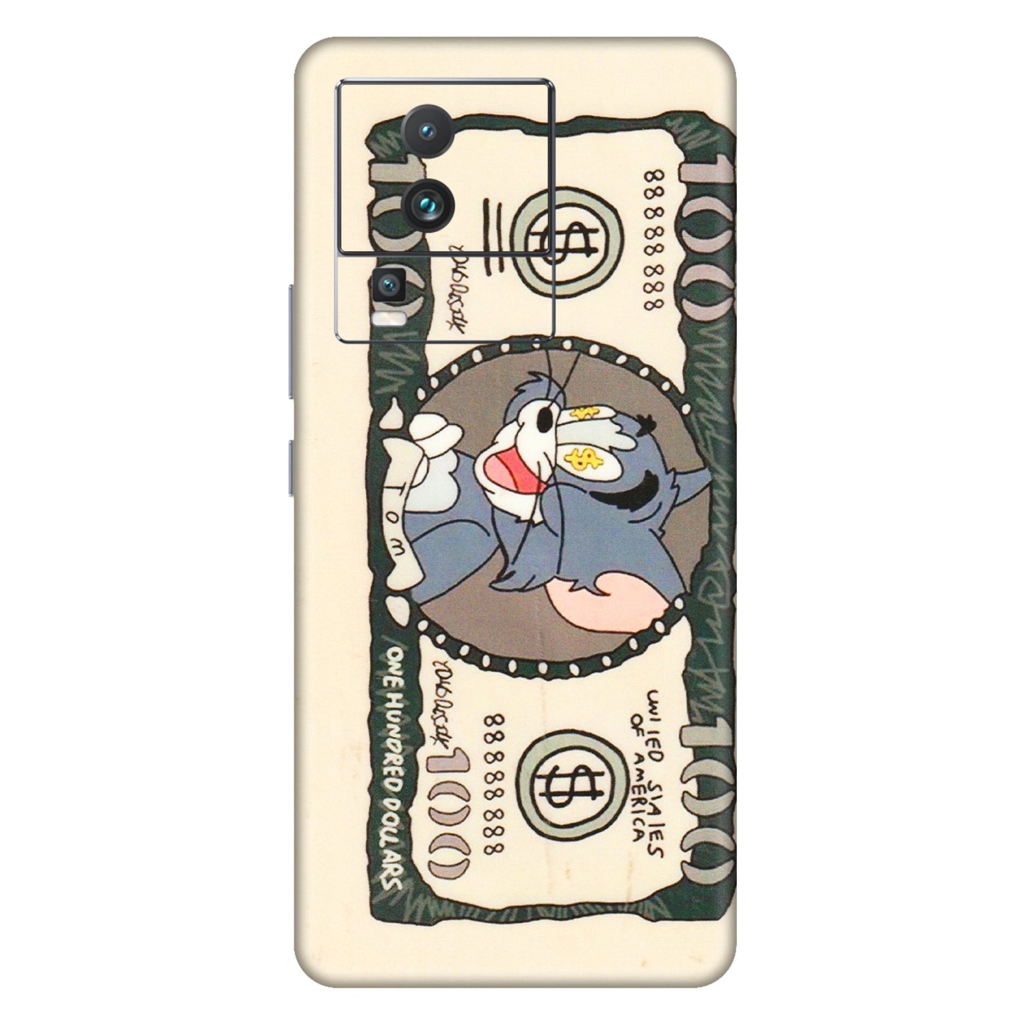 IQOO Phone Skins (All Models) - One Hundred Dollar Tom - Transparent Finish (T-16) IQOO Neo 7 PRO