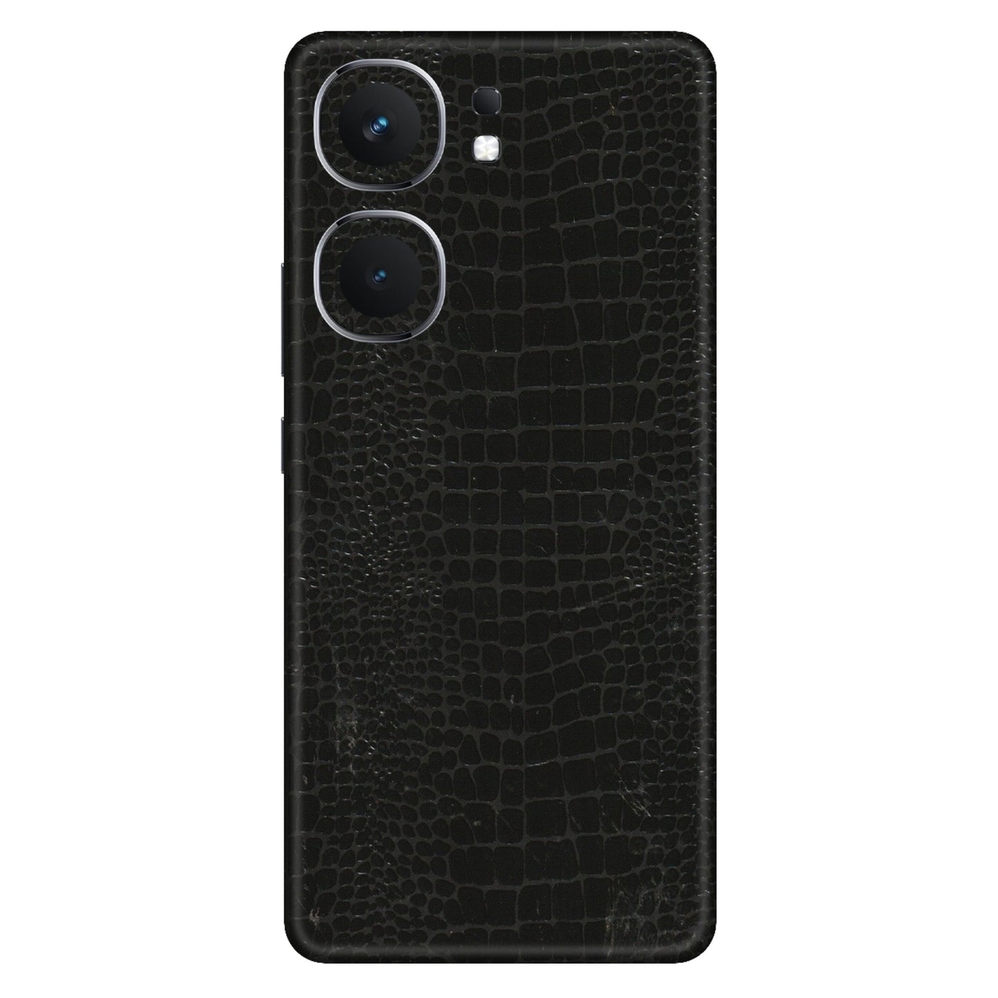 IQOO Phone Skins (All Models) - Snake Leather Black - 3D Embossed Finish (L-107) IQOO Neo 9 Pro