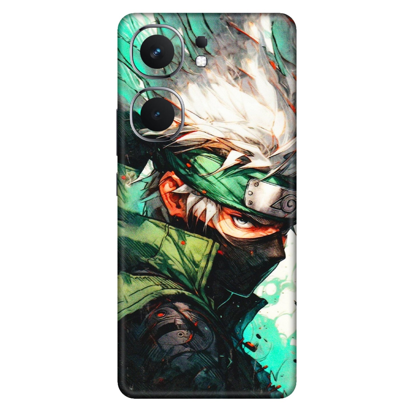 IQOO Phone Skins (All Models) - Kakashi Side Profile - 3D Embossed Finish (L-249) IQOO Neo 9 Pro