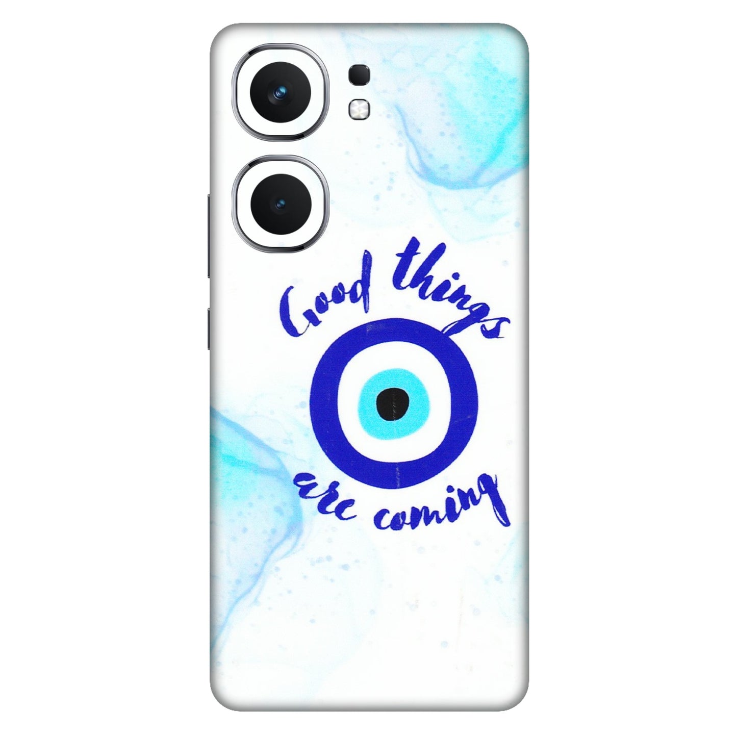 IQOO Phone Skins (All Models) - Evil Eye Good Things Are Coming - 3D Embossed Finish (L-322) IQOO Neo 9 Pro