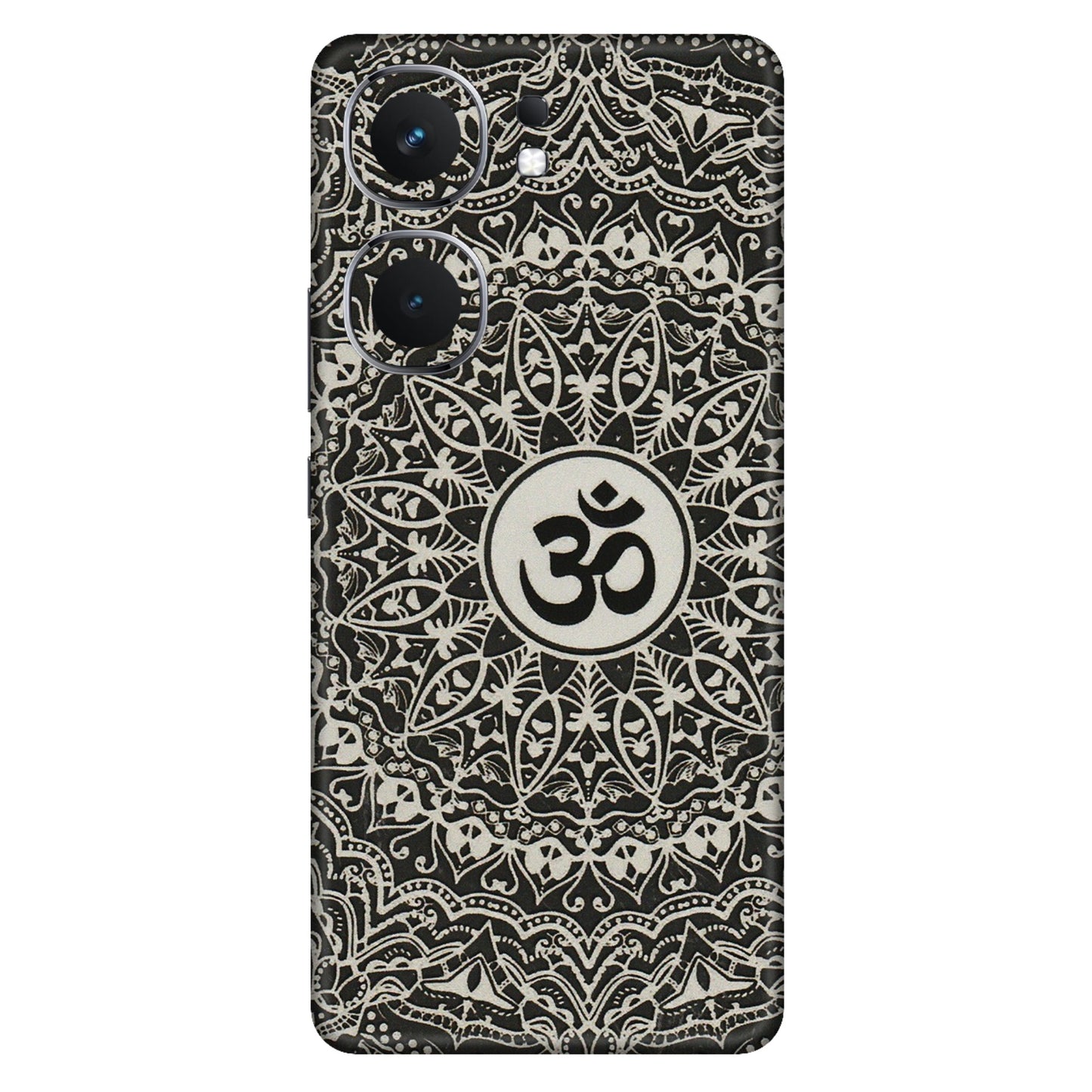 IQOO Phone Skins (All Models) - Aum Elegant Mandala - 3D Embossed Finish (L-62) IQOO Neo 9 Pro