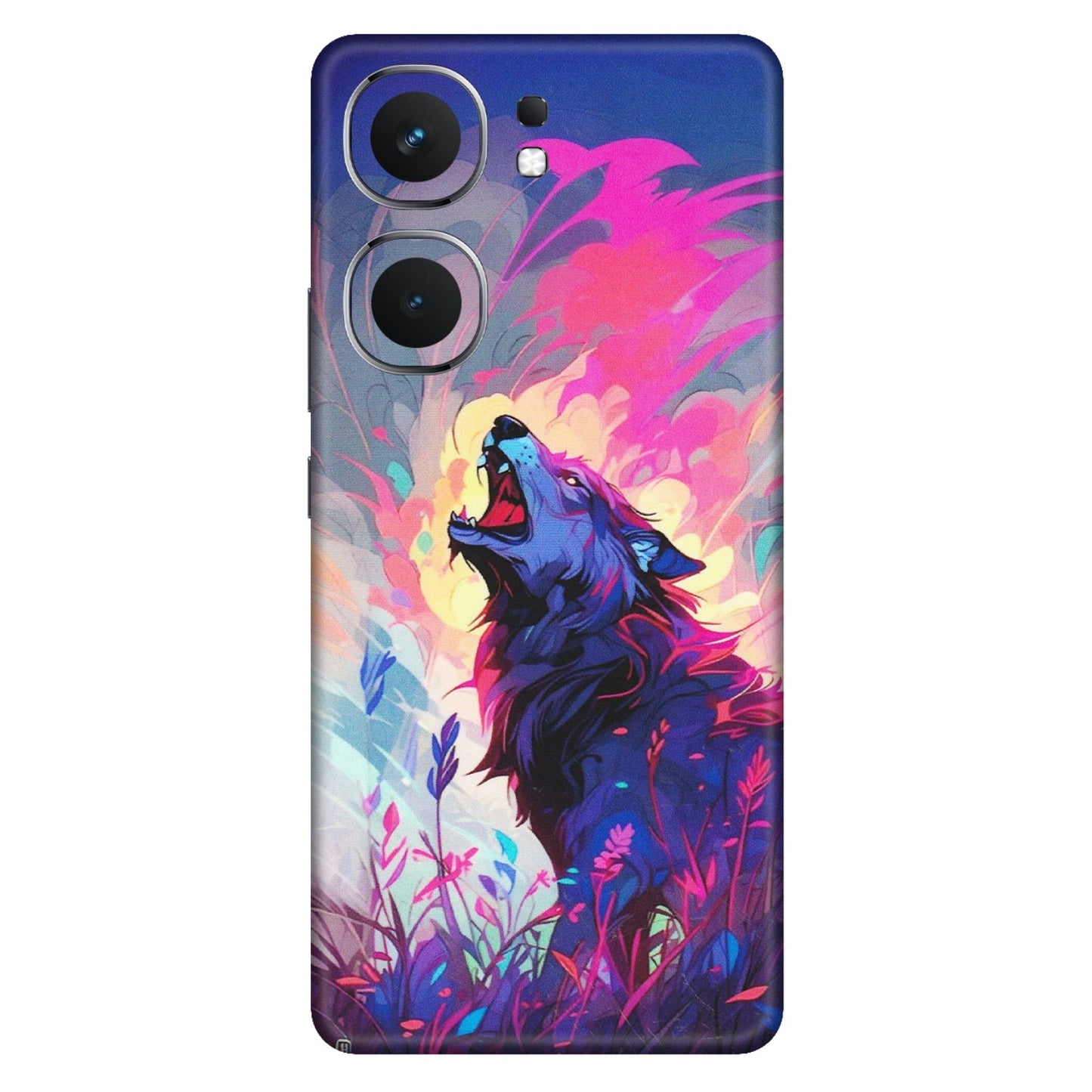 IQOO Phone Skins (All Models) - New Wild Wolf Abstract - Matte Finish (M-125) IQOO Neo 9 Pro