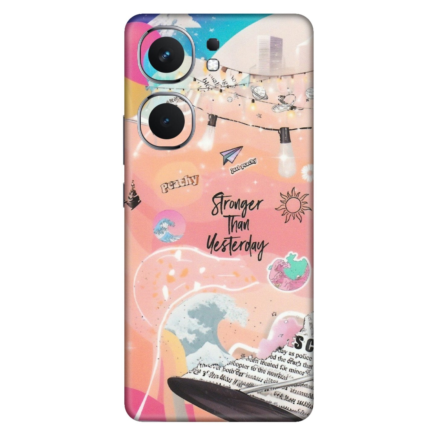 IQOO Phone Skins (All Models) - Stronger Then Yesterday - Matte Finish (M-128) IQOO Neo 9 Pro