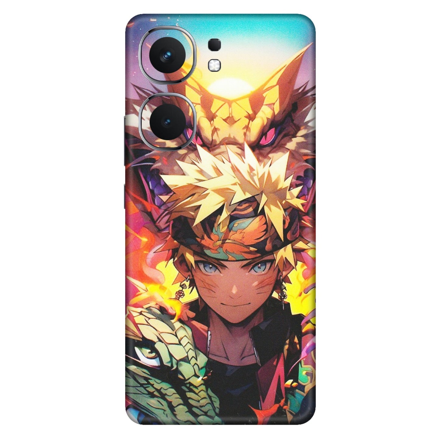 IQOO Phone Skins (All Models) - Angry Naruto Anime - Matte Finish (M-148) IQOO Neo 9 Pro