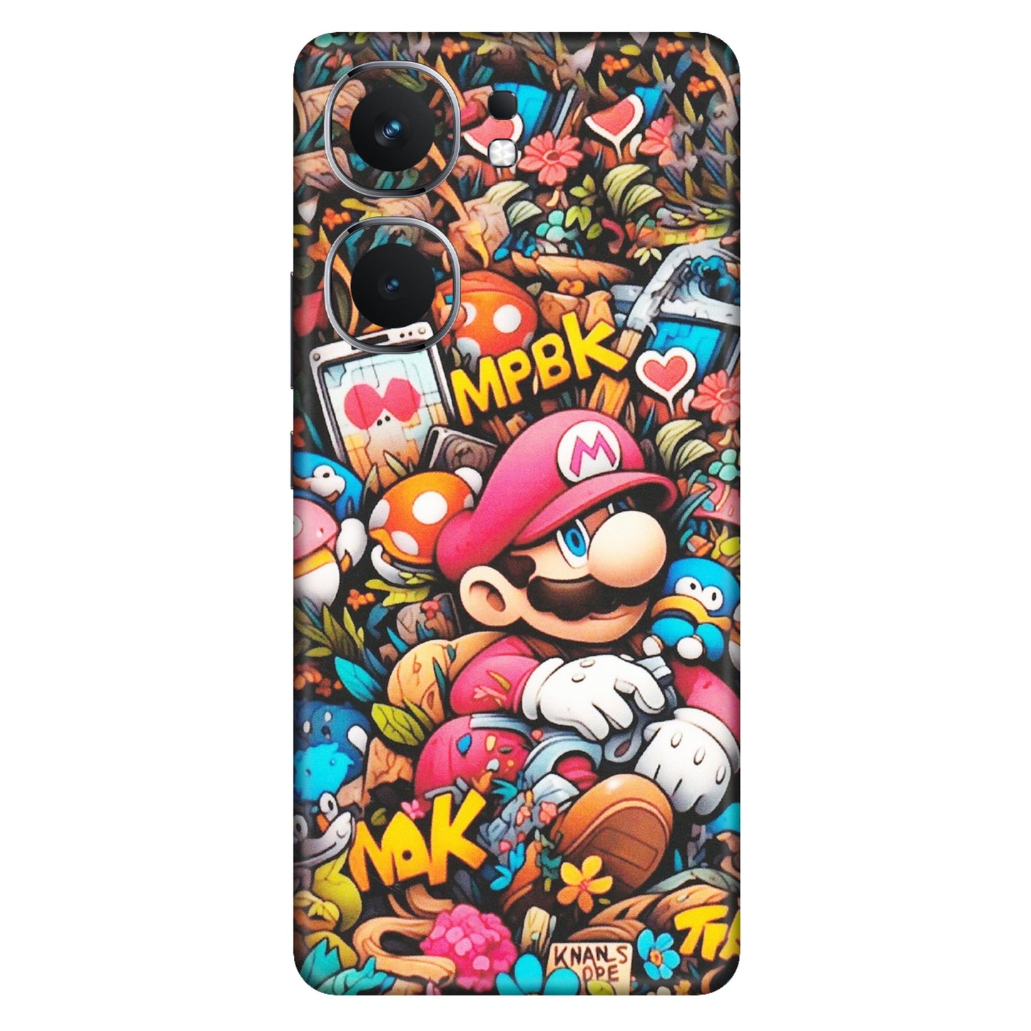 IQOO Phone Skins (All Models) - Super Mario Bros Artistic - Matte Finish (M-173) IQOO Neo 9 Pro