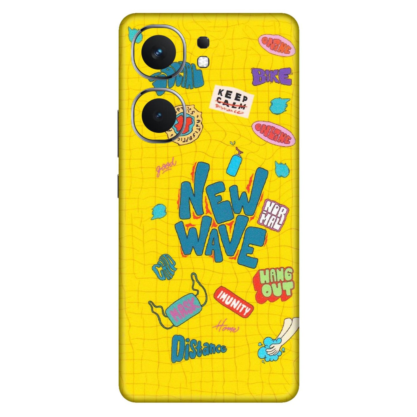 IQOO Phone Skins (All Models) - New Wave Life - Matte Finish (M-17) IQOO Neo 9 Pro