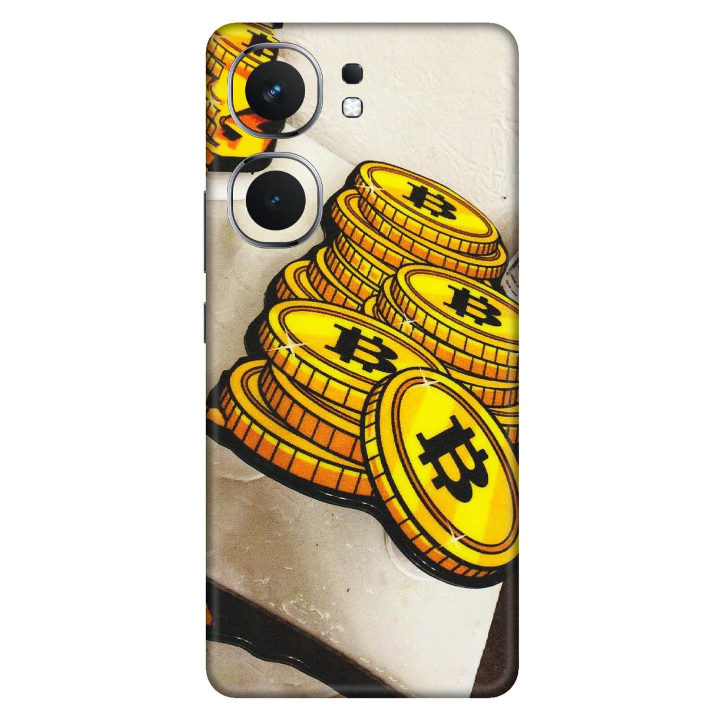 IQOO Phone Skins (All Models) - Billionaire Bitcoin Collection - Matte Finish (M-92) IQOO Neo 9 Pro