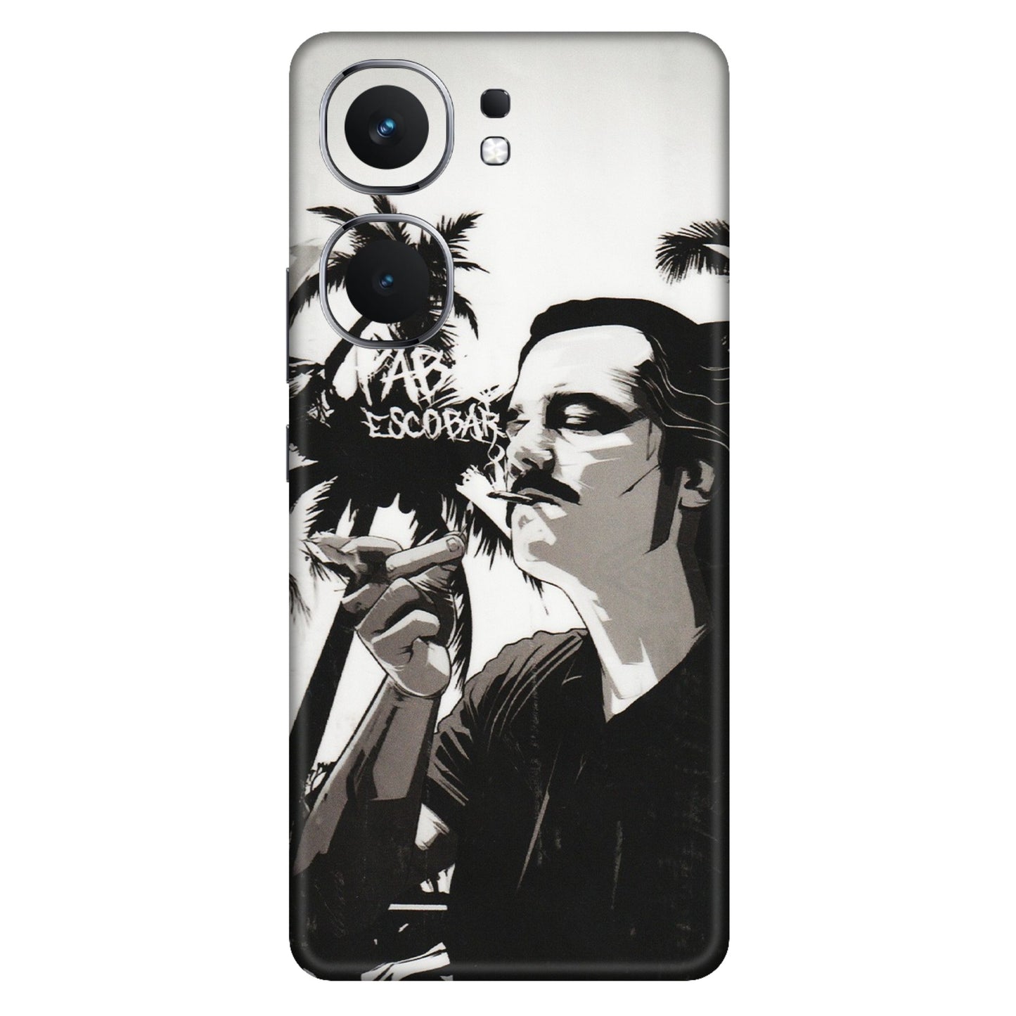 IQOO Phone Skins (All Models) - Pab Escobar - Transparent Finish (T-05) IQOO Neo 9 Pro
