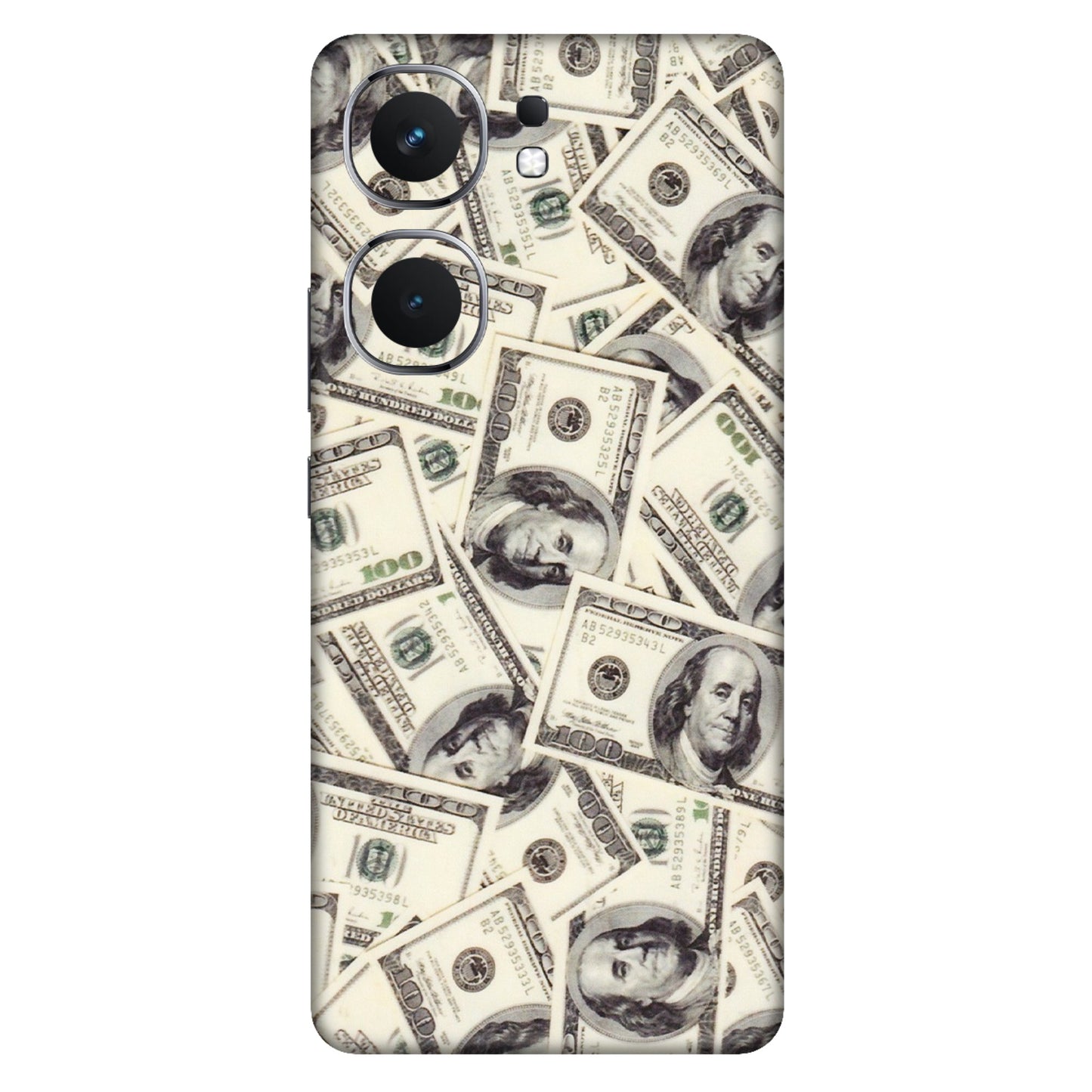 IQOO Phone Skins (All Models) - Dollar Lover - Transparent Finish (T-17) IQOO Neo 9 Pro
