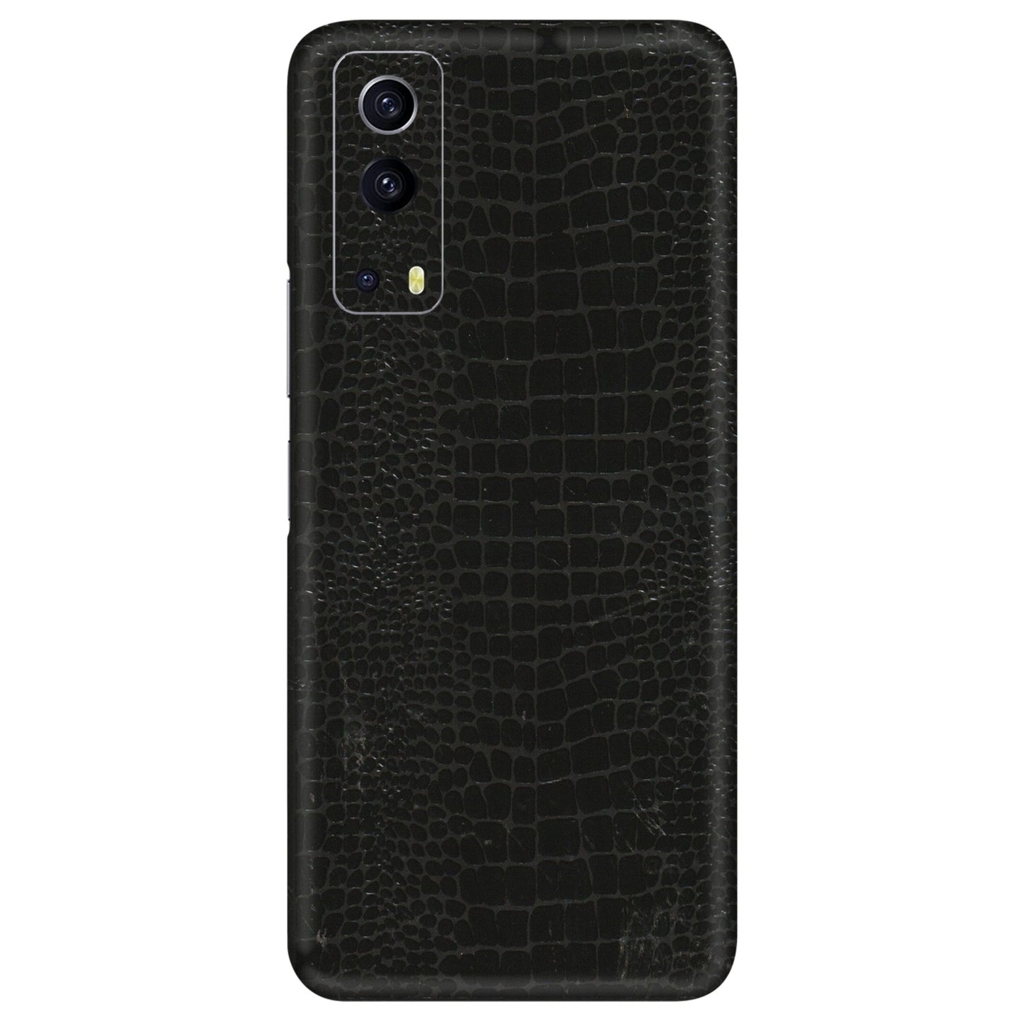 IQOO Phone Skins (All Models) - Snake Leather Black - 3D Embossed Finish (L-107) IQOO Z3 5G