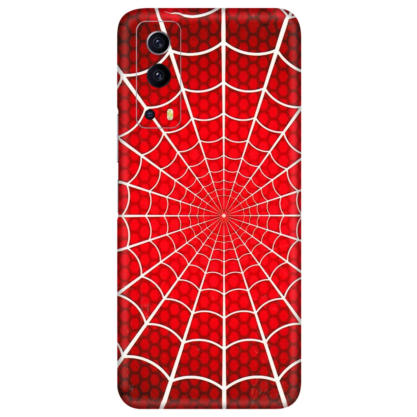 IQOO Phone Skins (All Models) - Classic Spidey Web - 3D Embossed Finish (L-115) IQOO Z3 5G