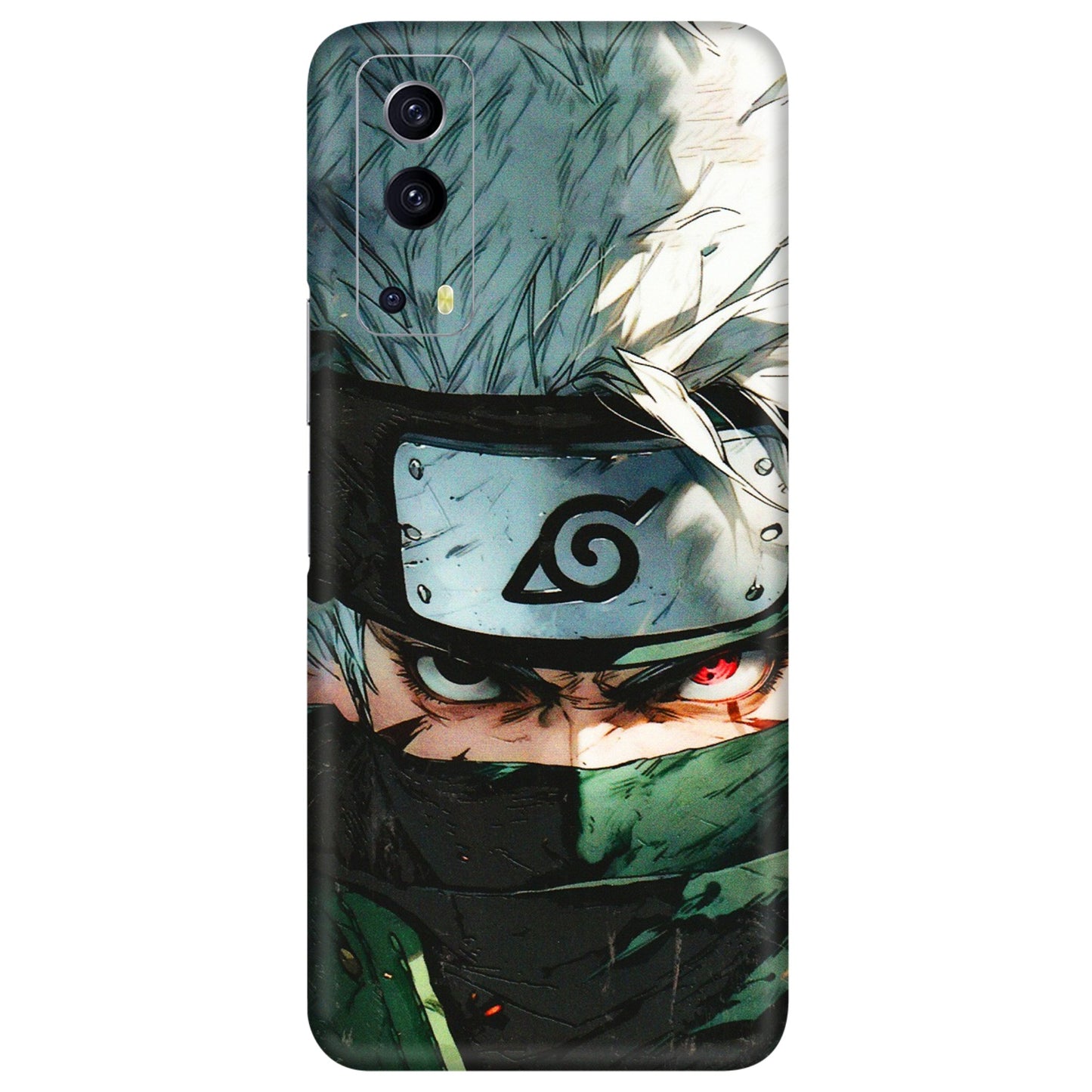 IQOO Phone Skins (All Models) - Kakashi Red Eye Focus - 3D Embossed Finish (L-227) IQOO Z3 5G