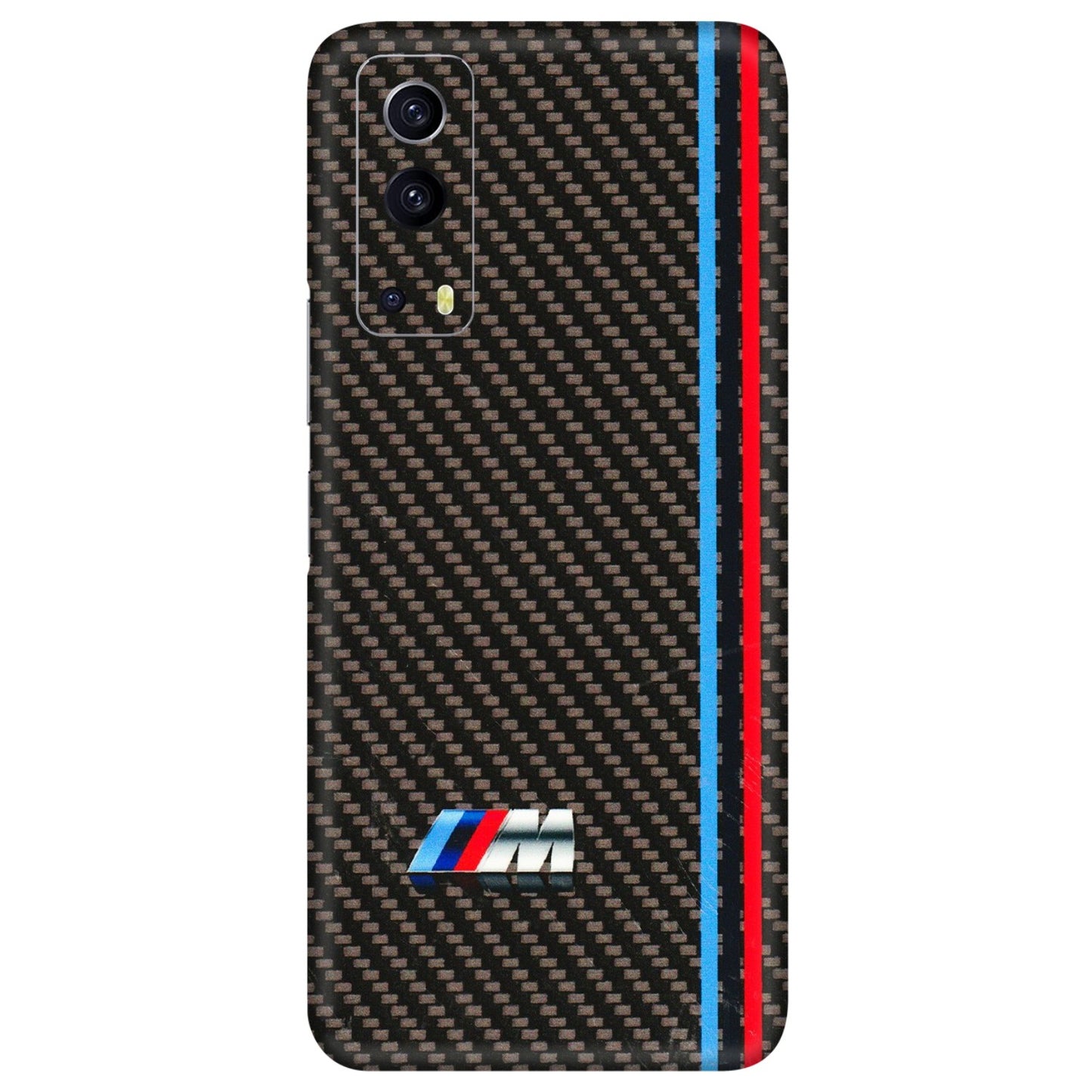 IQOO Phone Skins (All Models) - BM Carbon Fiber Feels - 3D Embossed Finish (L-38) IQOO Z3 5G