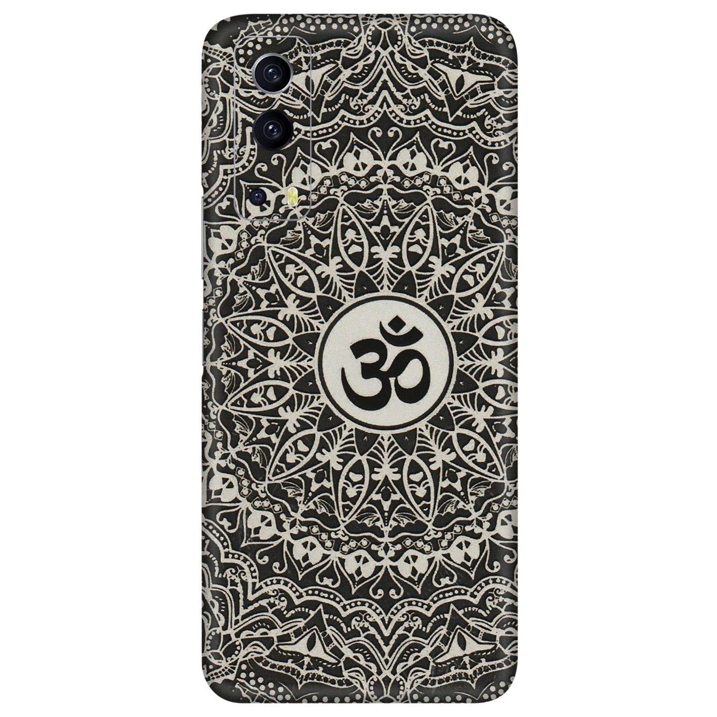 IQOO Phone Skins (All Models) - Aum Elegant Mandala - 3D Embossed Finish (L-62) IQOO Z3 5G