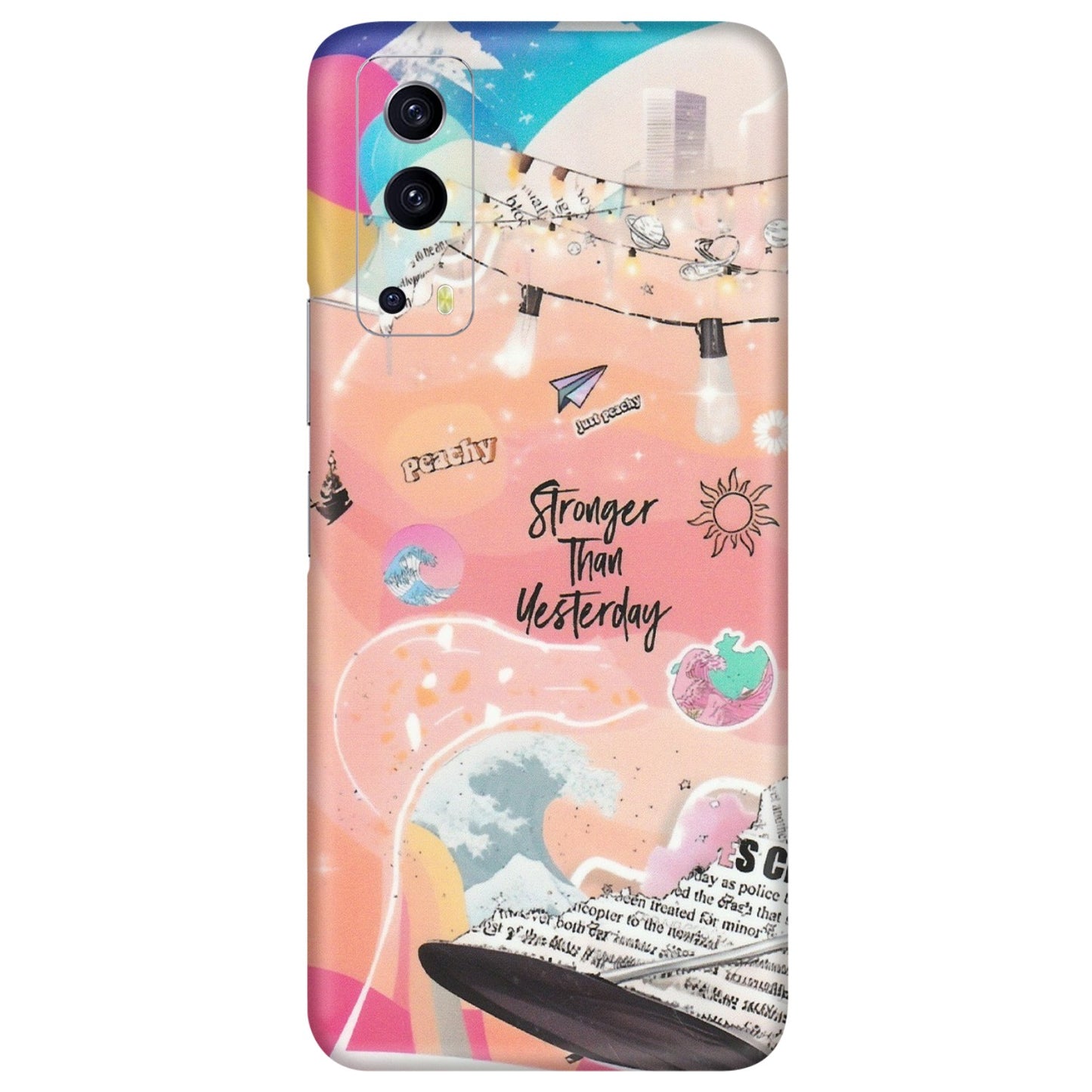 IQOO Phone Skins (All Models) - Stronger Then Yesterday - Matte Finish (M-128) IQOO Z3 5G