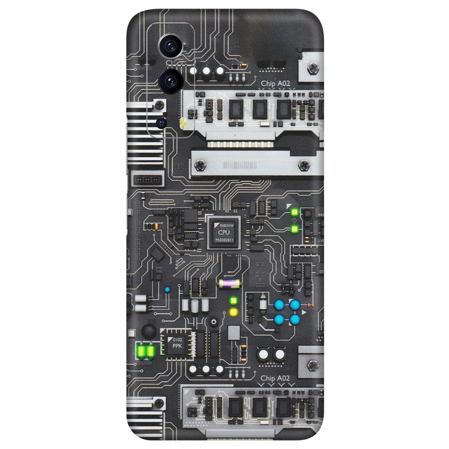 IQOO Phone Skins (All Models) - Motherboard Internals - Matte Finish (M-135) IQOO Z3 5G