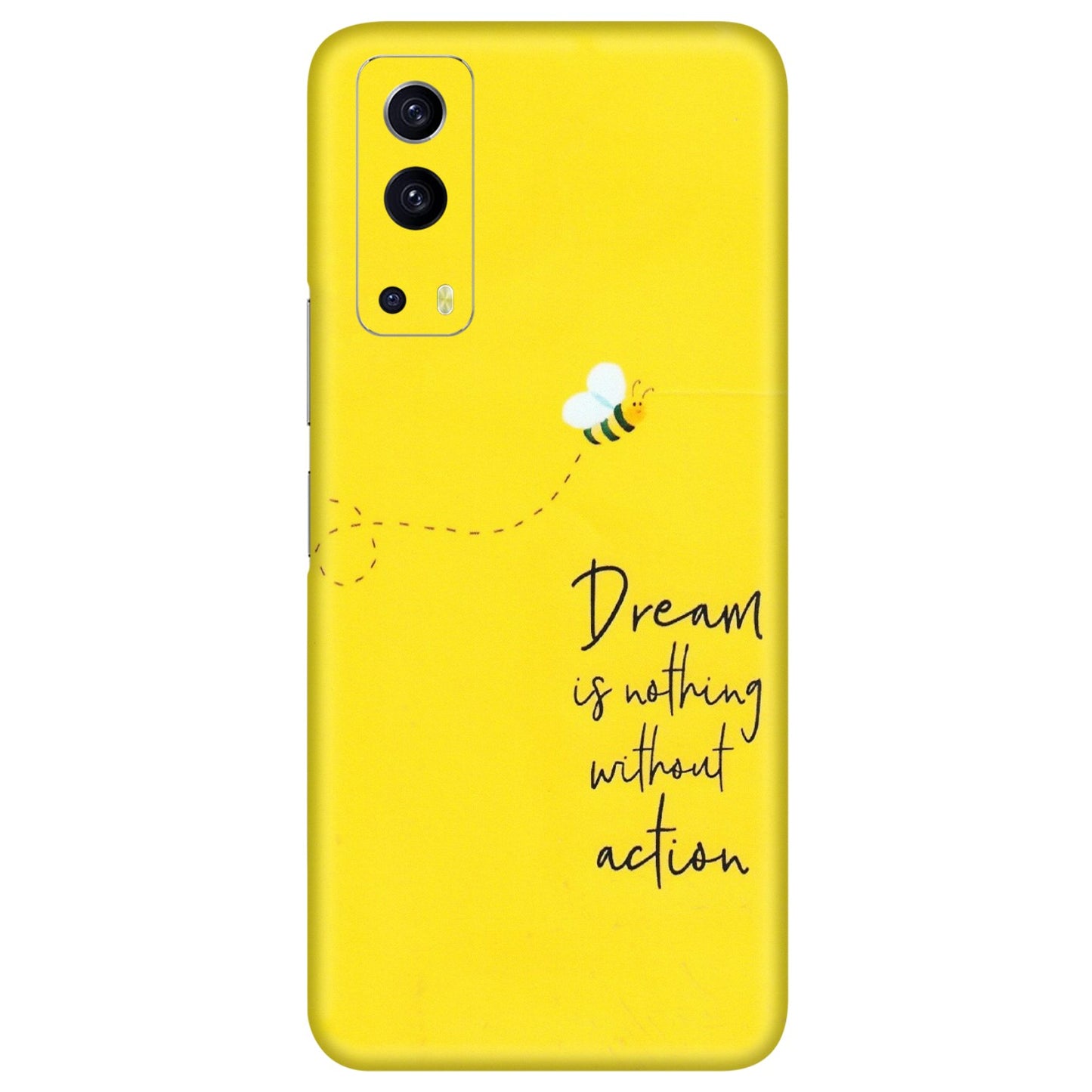 IQOO Phone Skins (All Models) - Dream Is Nothing Without Action - Matte Finish (M-138) IQOO Z3 5G