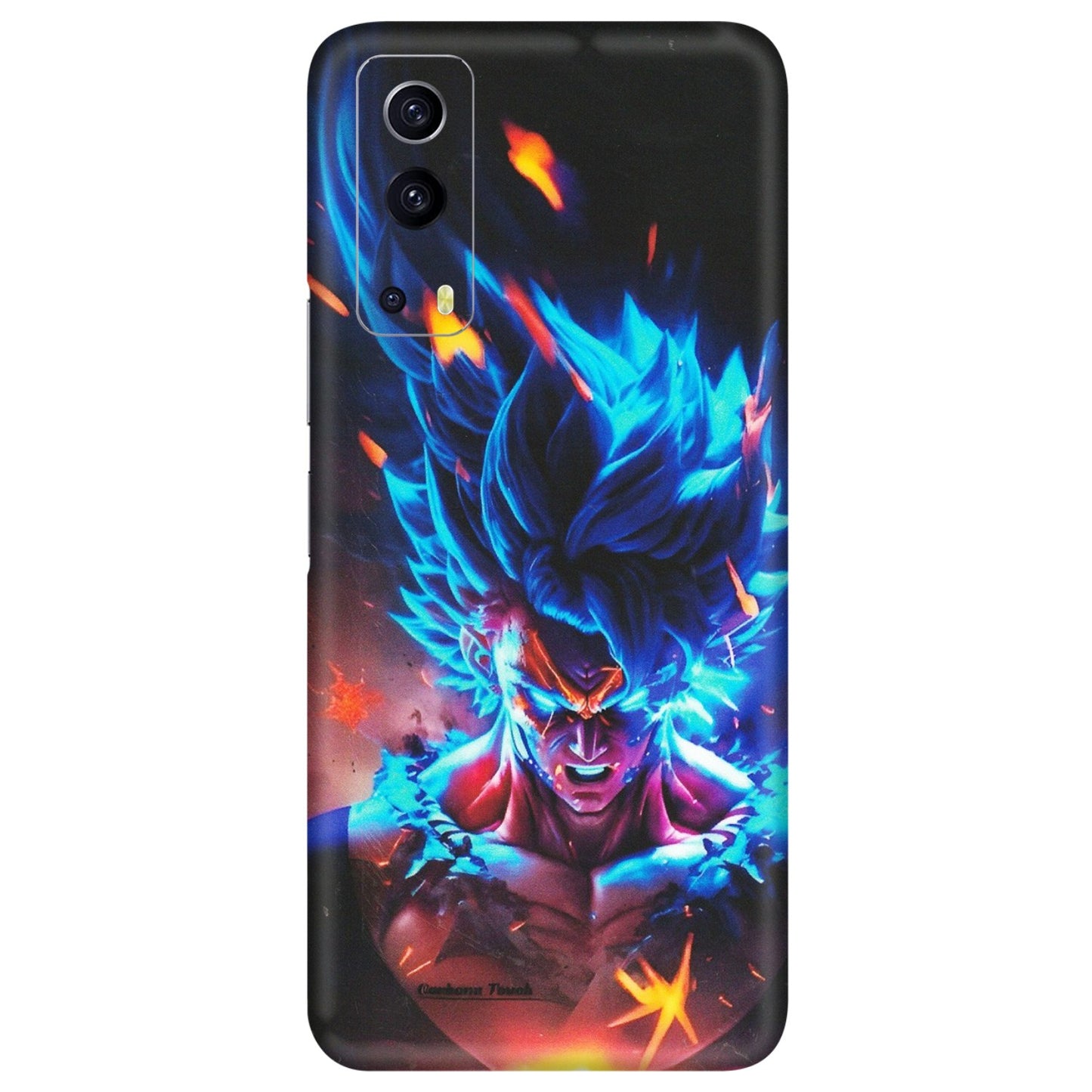 IQOO Phone Skins (All Models) - Angry Goku Dragon Ball Anime - Matte Finish (M-150) IQOO Z3 5G