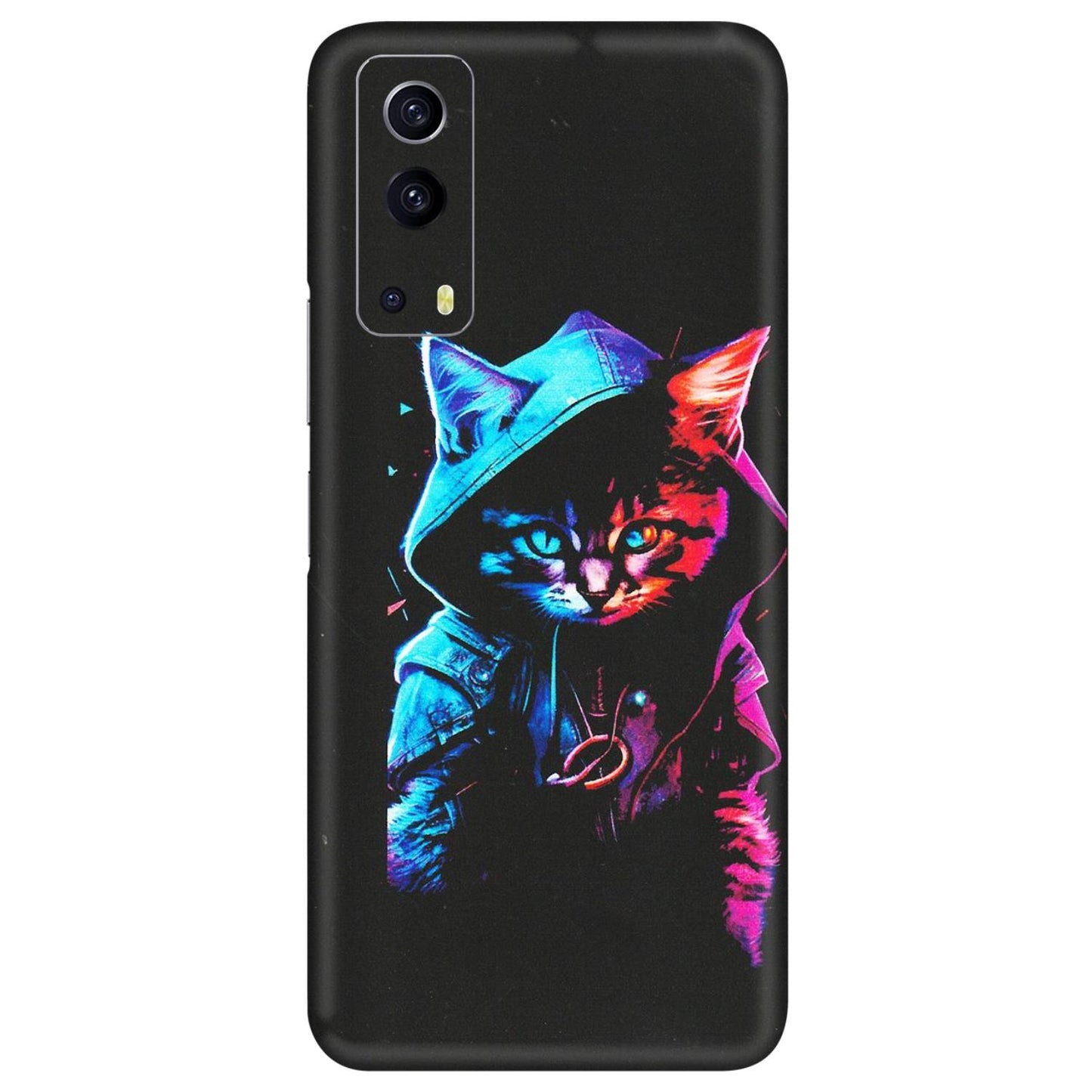 IQOO Phone Skins (All Models) - Cyberpunk Cat - Matte Finish (M-45) IQOO Z3 5G