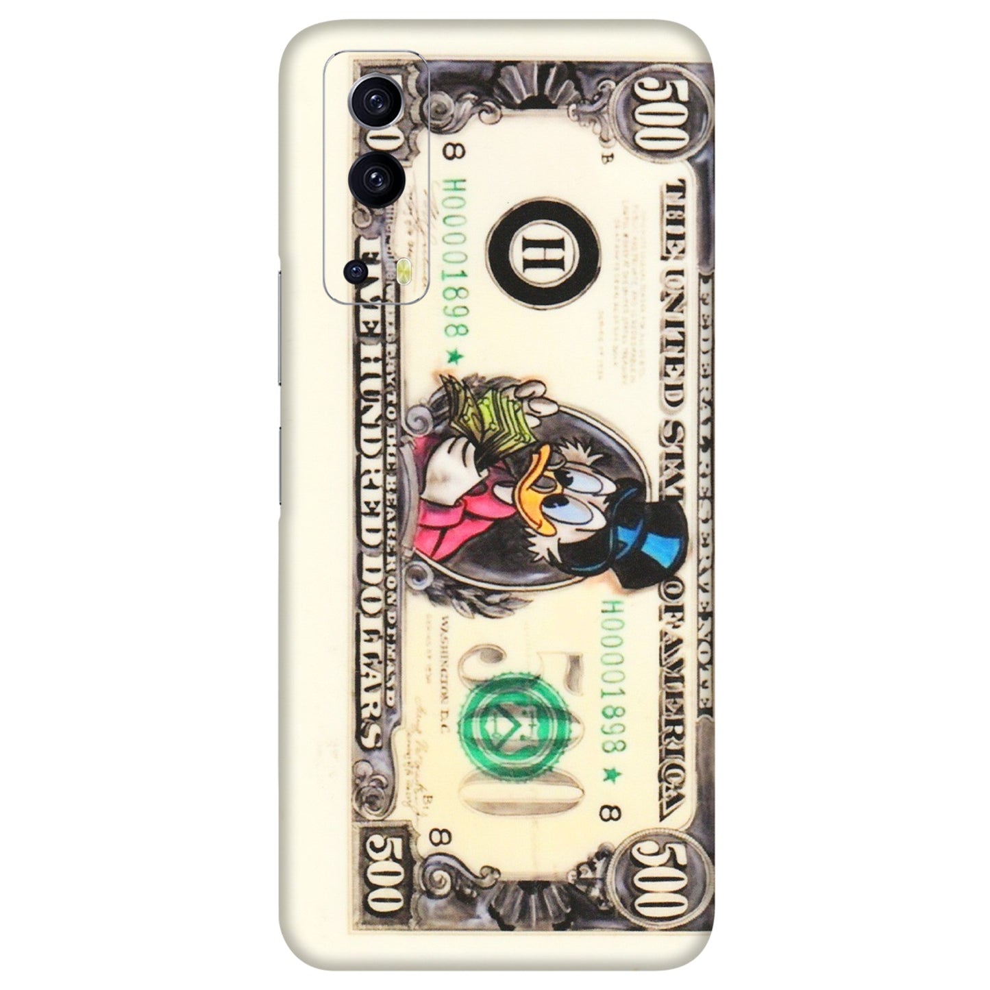 IQOO Phone Skins (All Models) - Five Hundred Dollar Duck - Transparent Finish (T-15) IQOO Z3 5G