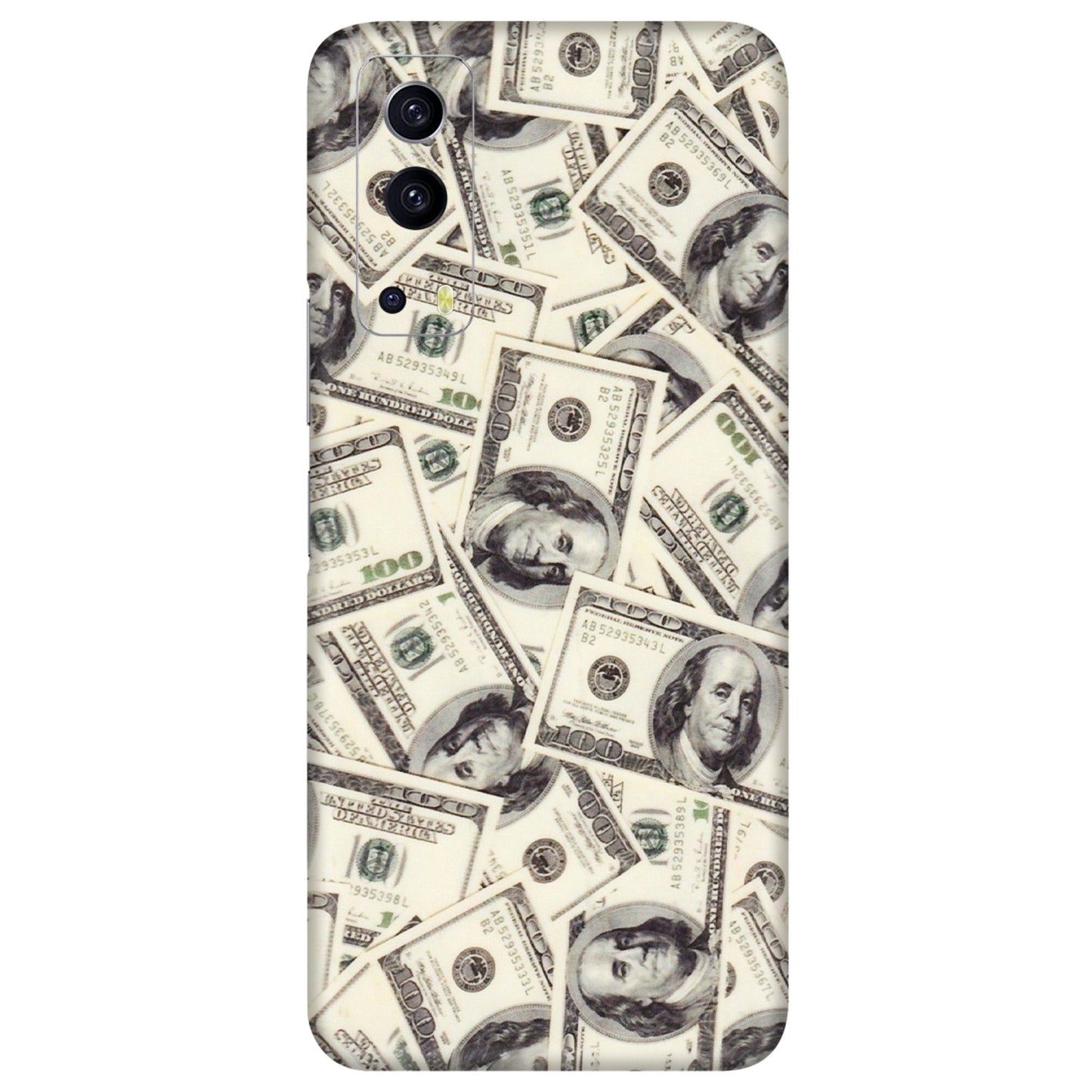 IQOO Phone Skins (All Models) - Dollar Lover - Transparent Finish (T-17) IQOO Z3 5G