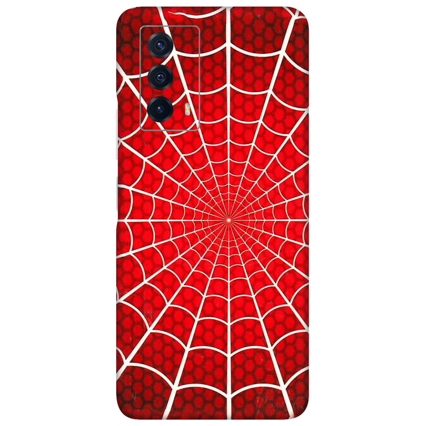 IQOO Phone Skins (All Models) - Classic Spidey Web - 3D Embossed Finish (L-115) IQOO Z5
