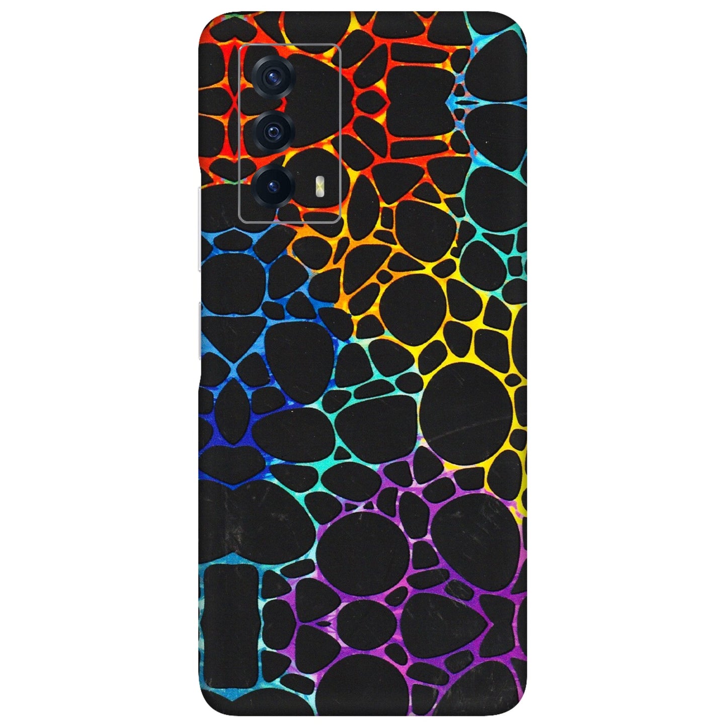 IQOO Phone Skins (All Models) - Abstract Art MultiColour - 3D Embossed Finish (L-133) IQOO Z5