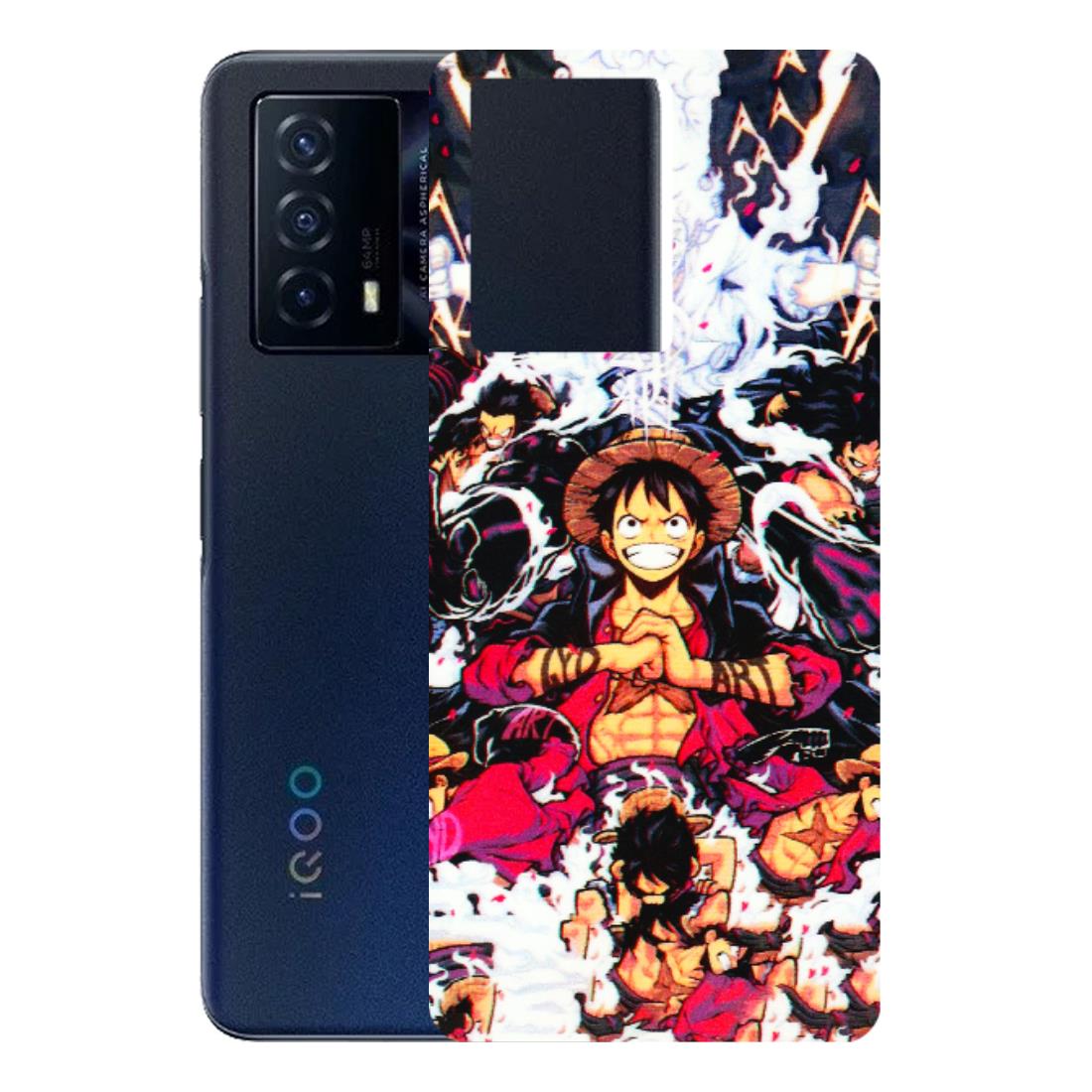 IQOO Phone Skins (All Models) - Luffy Anime Character - 3D Embossed Finish (L-203) IQOO Z5