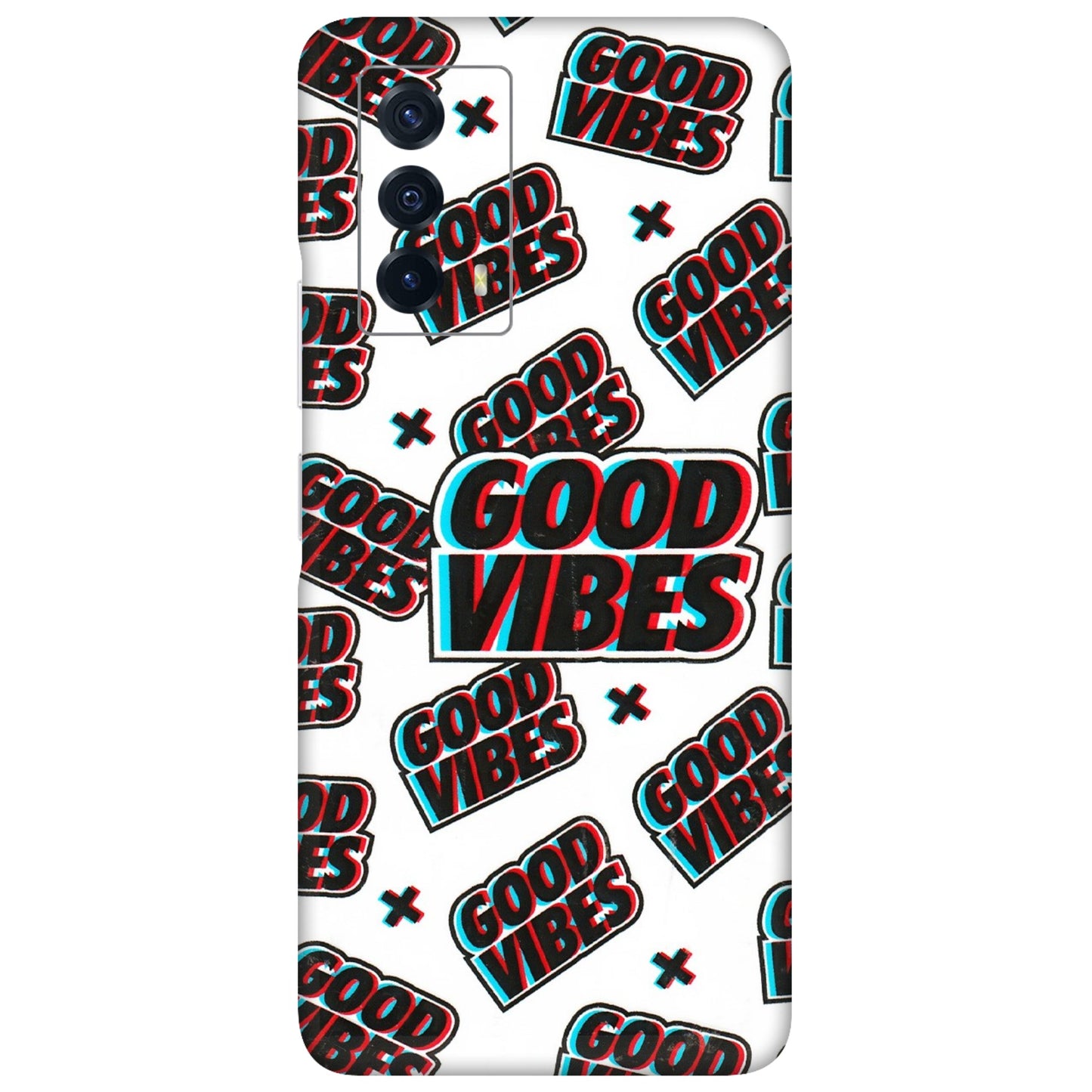 IQOO Phone Skins (All Models) - Good Vibes - 3D Embossed Finish (L-282) IQOO Z5