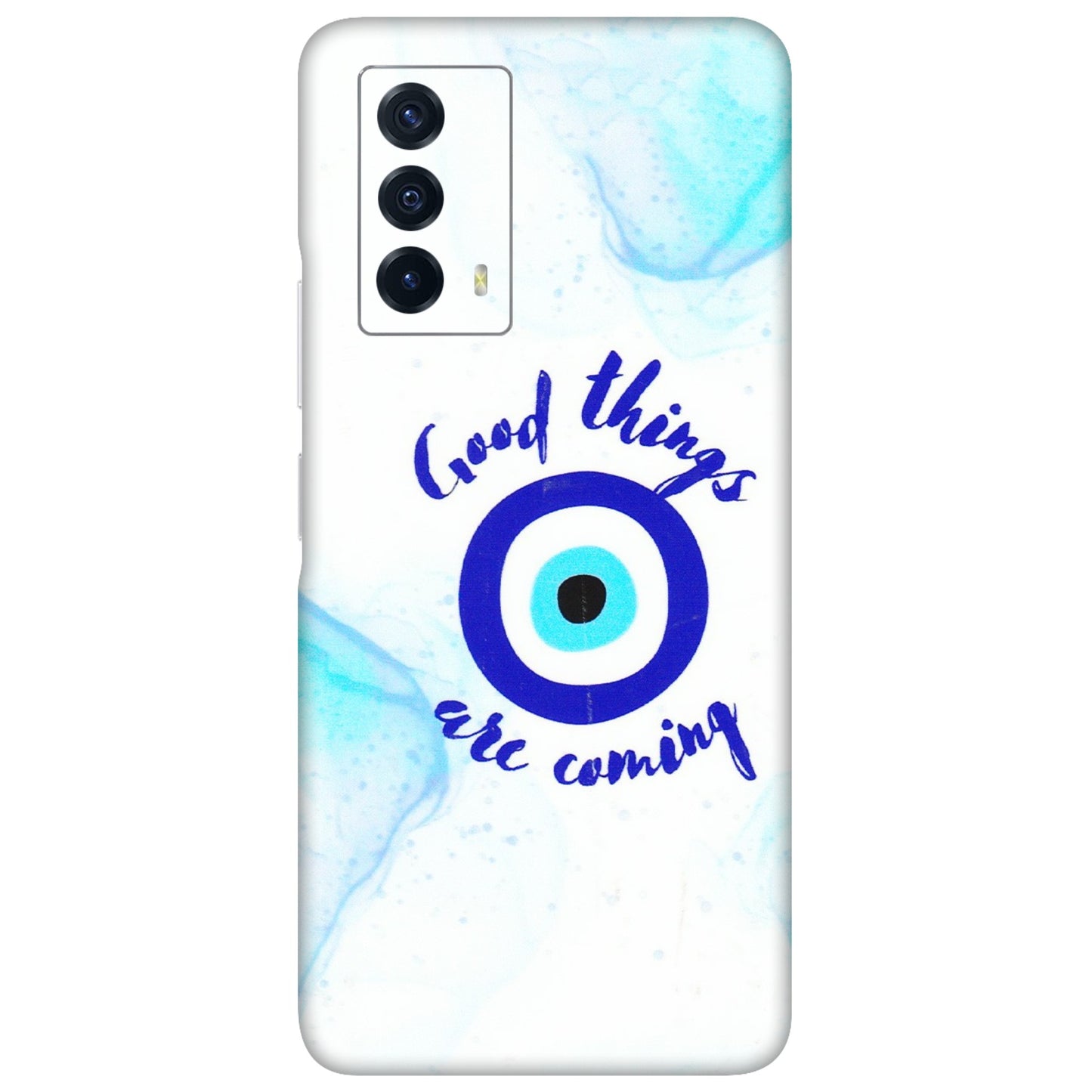 IQOO Phone Skins (All Models) - Evil Eye Good Things Are Coming - 3D Embossed Finish (L-322) IQOO Z5